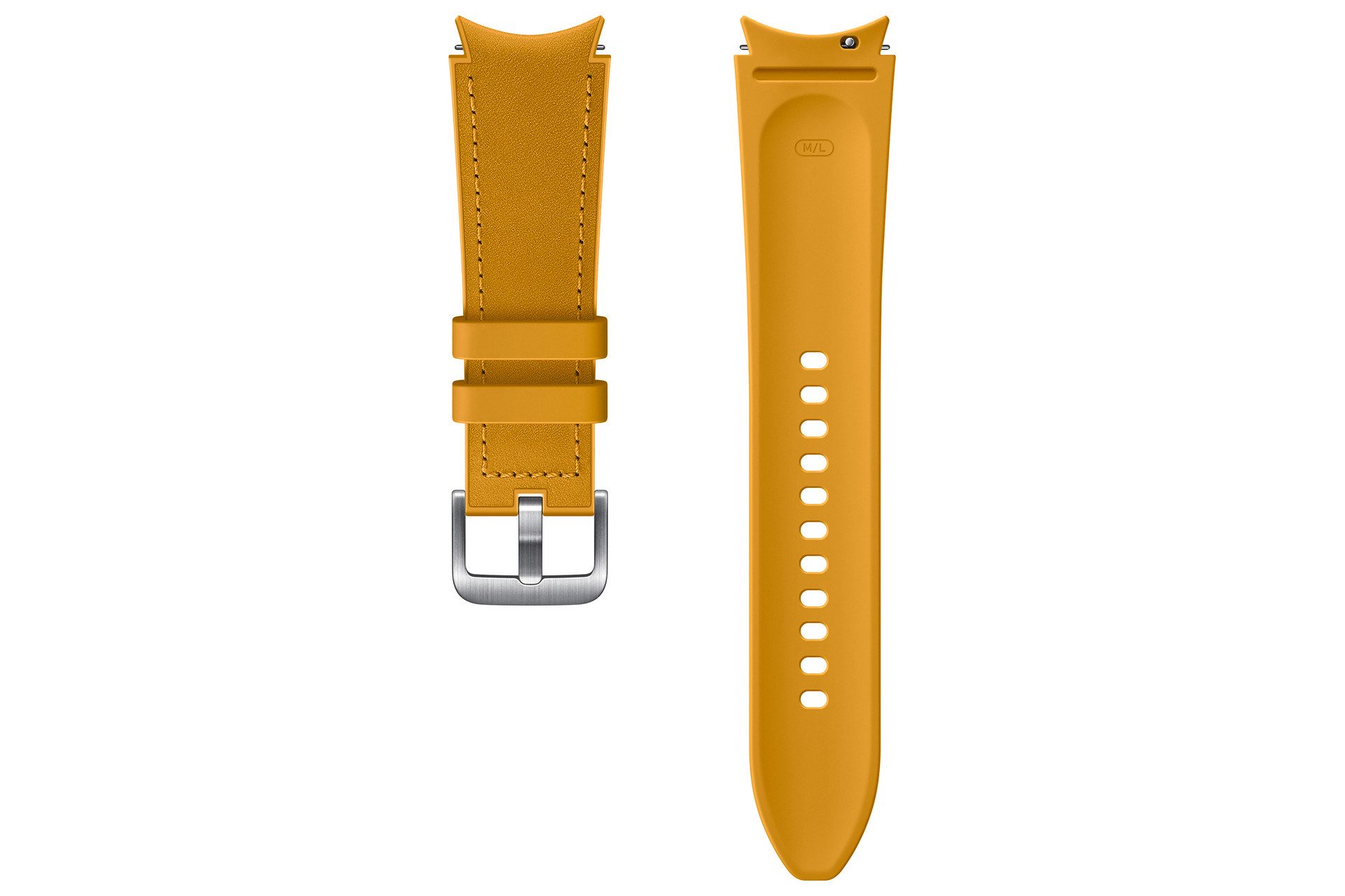 Samsung Horlogebandje Hybride leren band 20 mm M/L