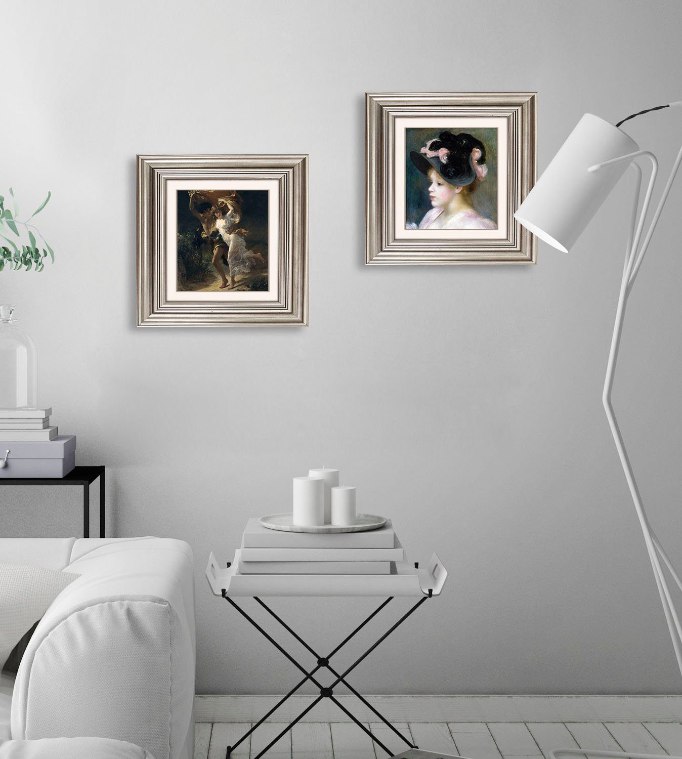 queence Artprint op acrylglas Vrouw Fine Art-print in galeriekwaliteit
