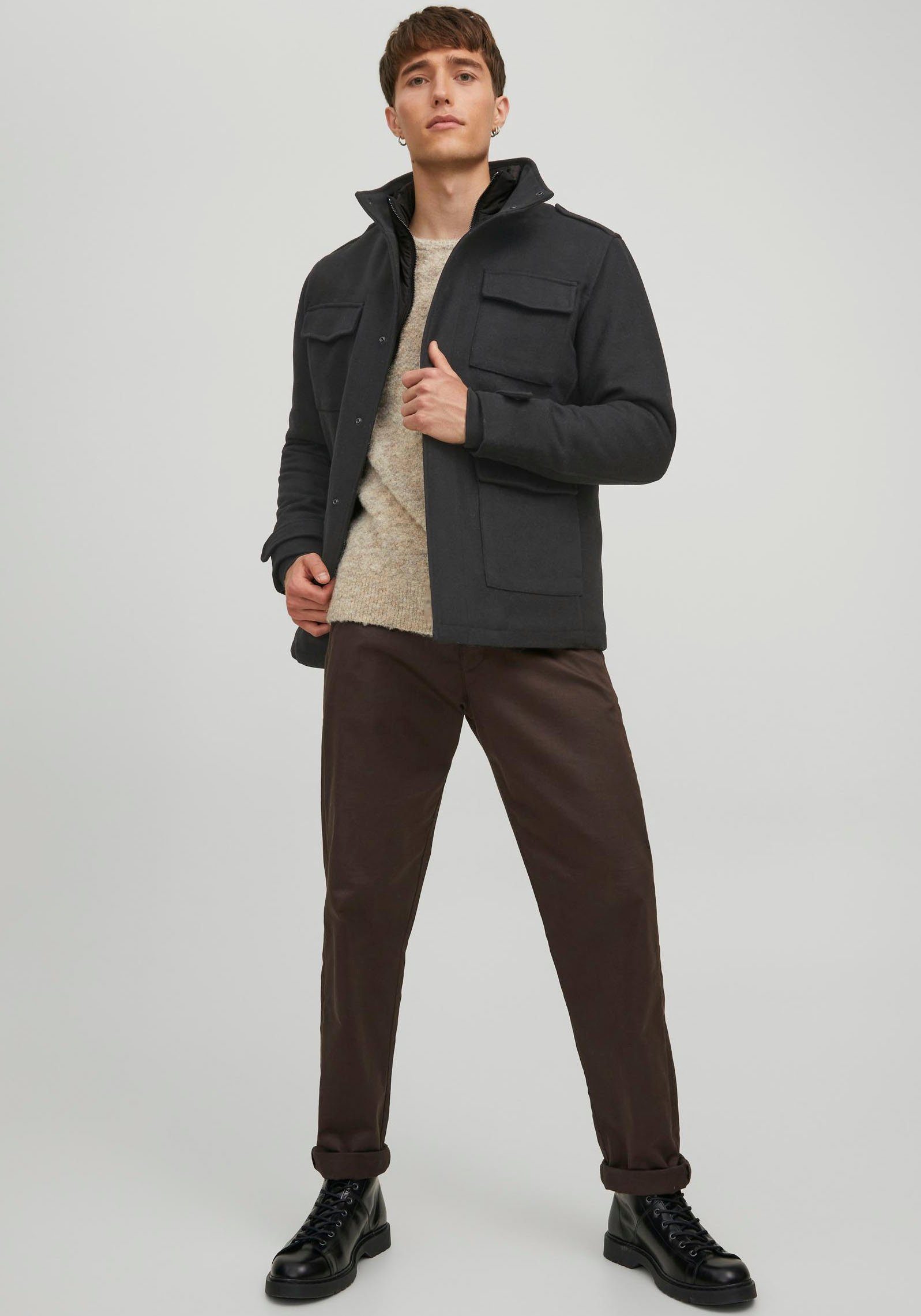 Jack & Jones Lang jack BLAPARKER WOOL FIELD JKT