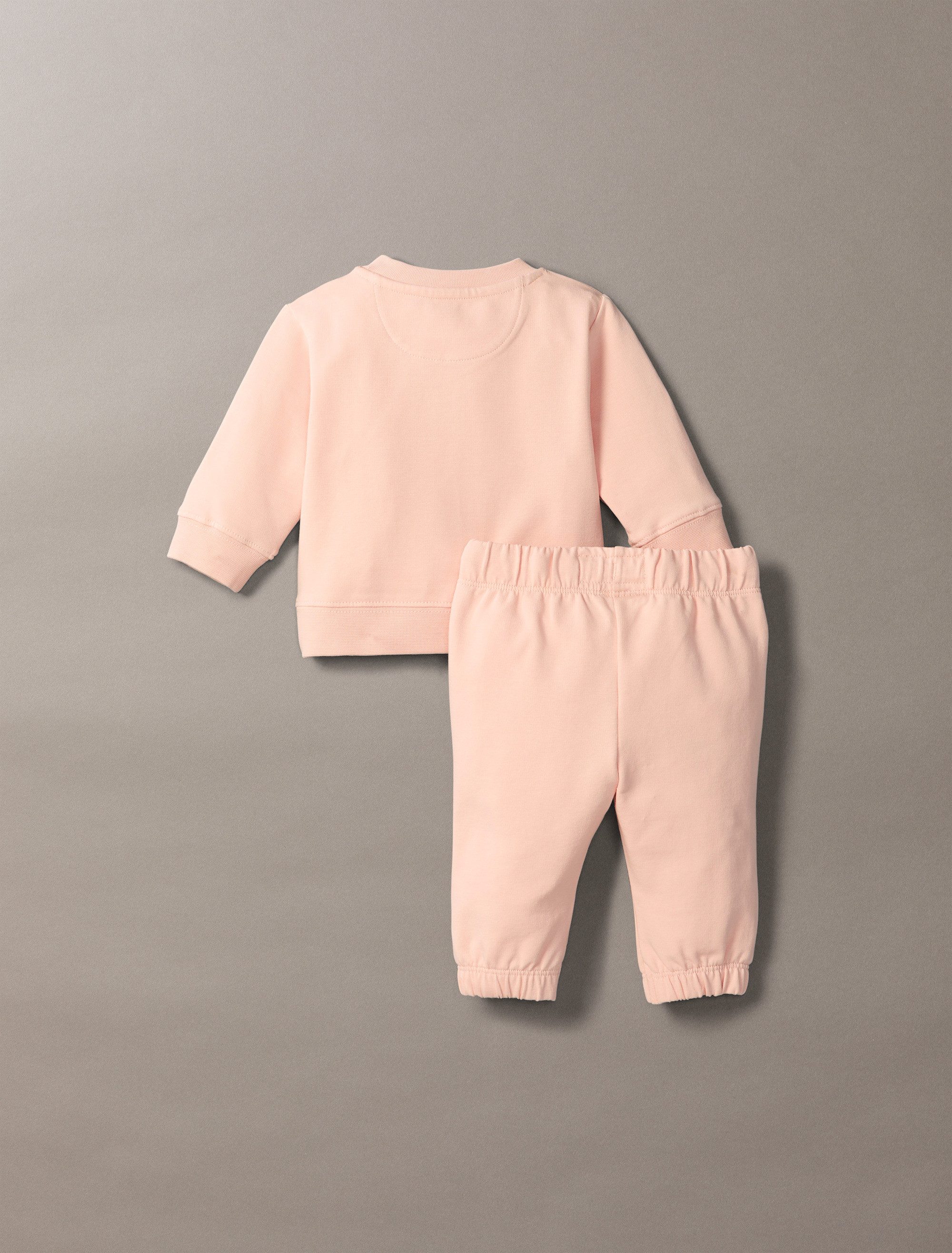 Calvin Klein Shirt broek MONOGRAM CN SWEATSHIRT SET voor baby’s tot 2 jaar, cadeau set (set, 2-delig)