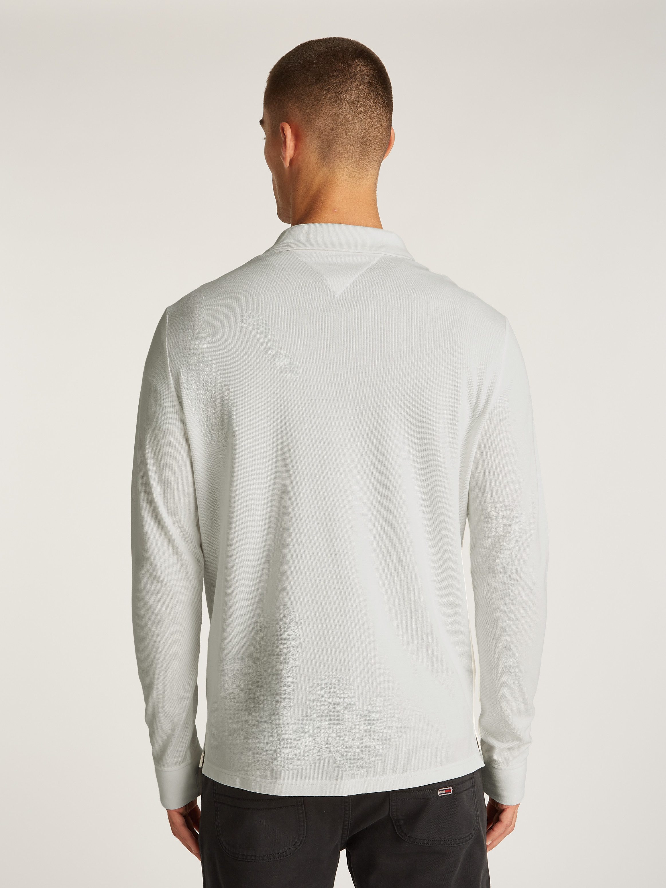 TOMMY JEANS Poloshirt TJM SLIM PLACKET POLO LS EXT