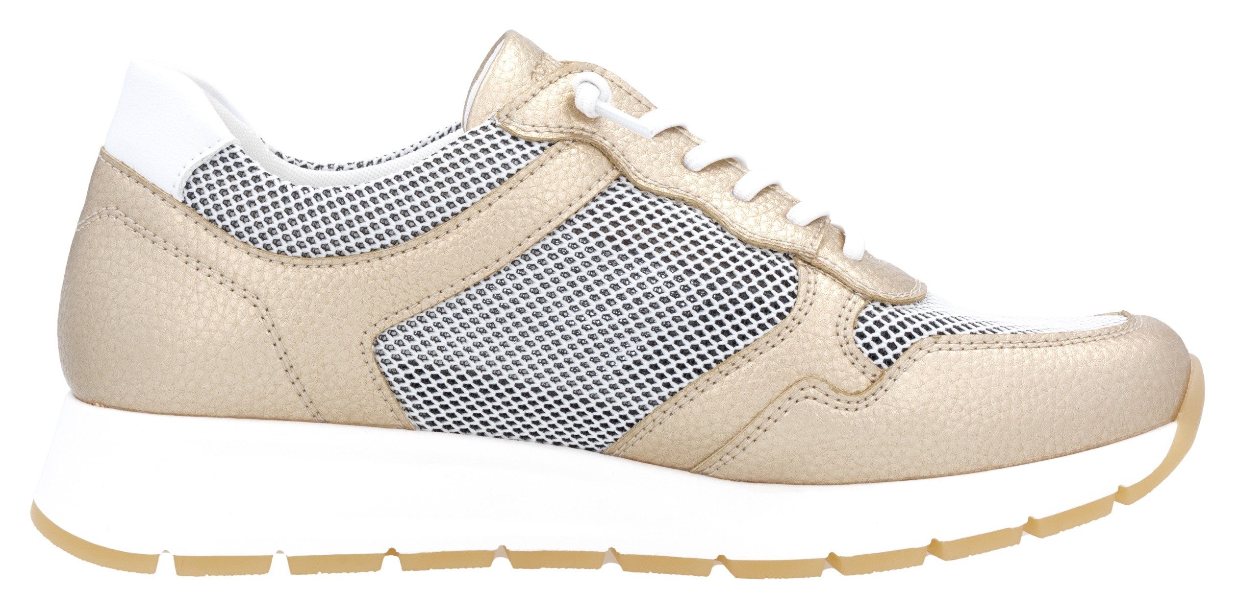 Remonte Slip-on sneakers Elisabeth Hurley-Collection , vrijetijdsschoen, lage schoen, veterschoen met schachtpadding