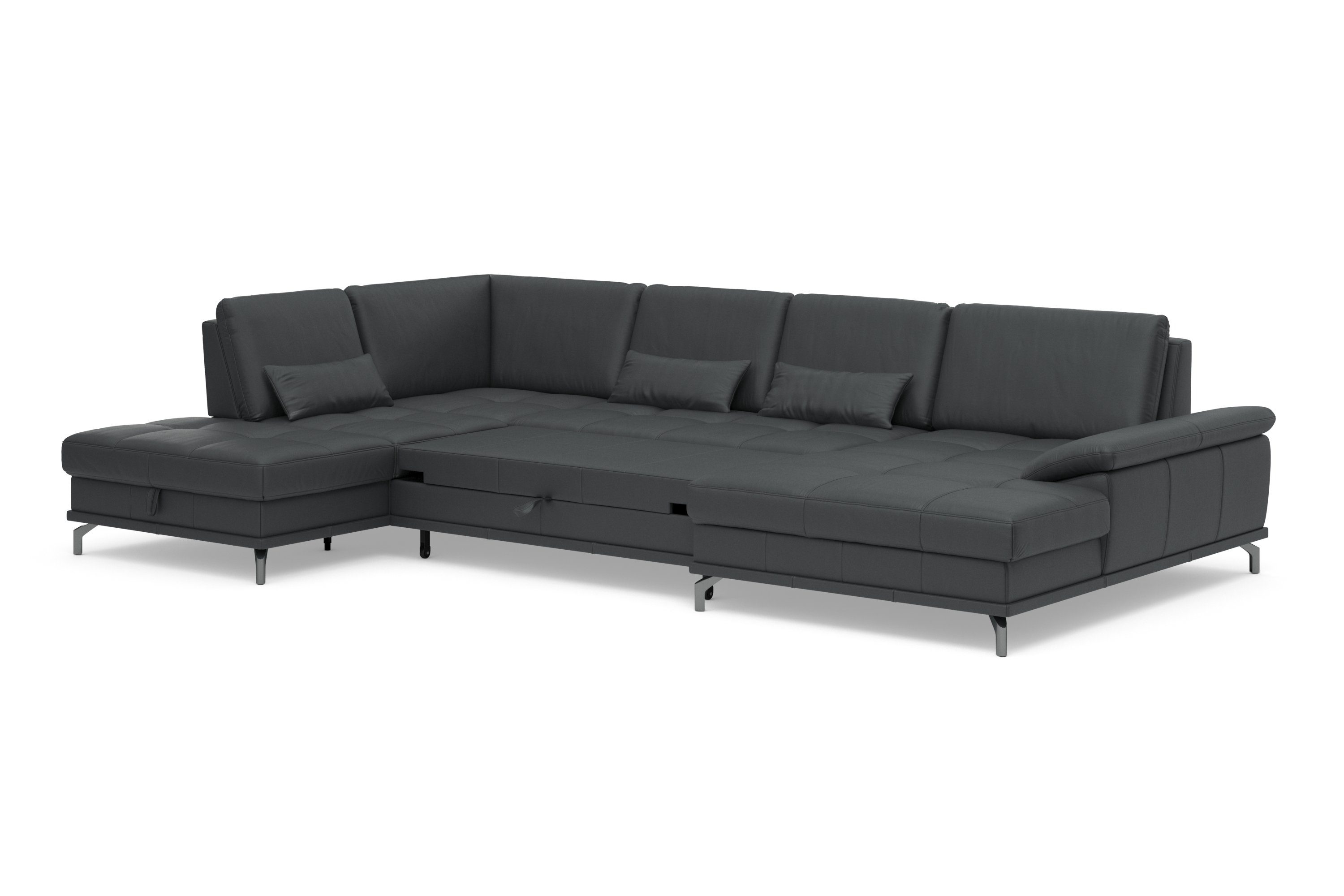 Places of Style Zithoek Costello U-vorm, met zitdiepteverstelling, armleuningverstelling en