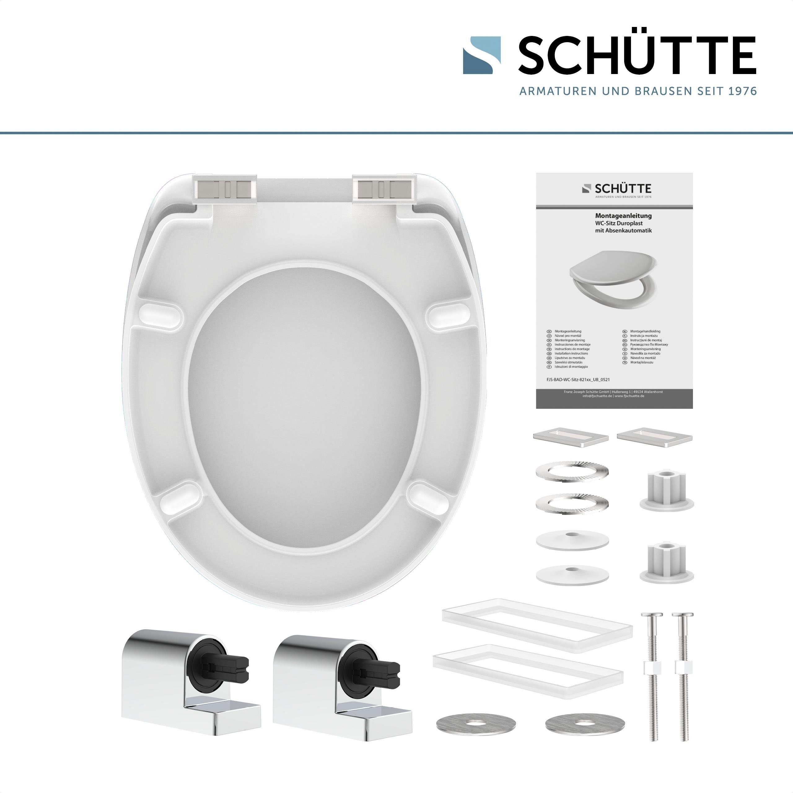 Schütte Toiletzitting Neon Paint Duroplast, soft-closemechanisme
