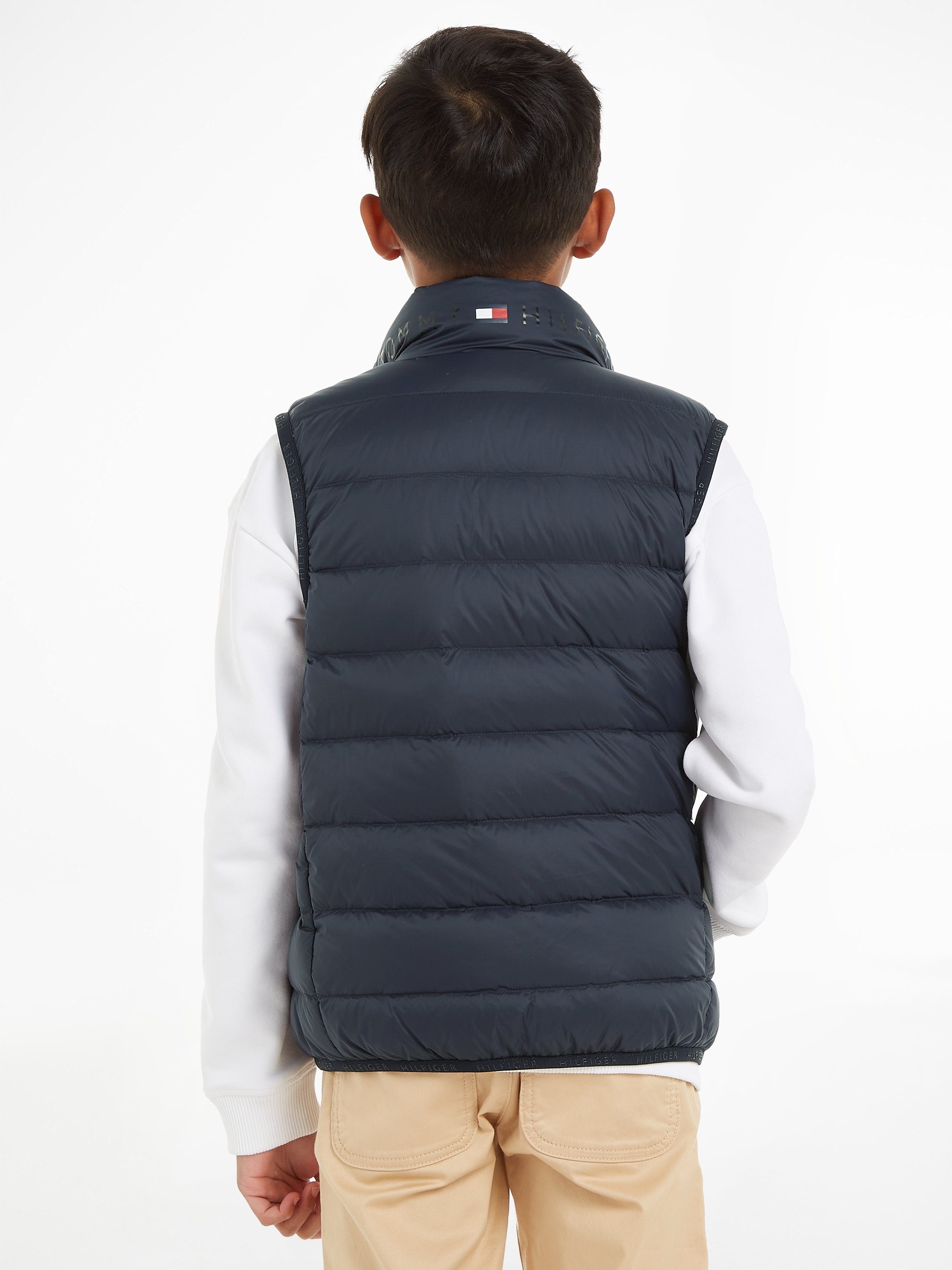 Tommy Hilfiger Donzen bodywarmer U ESSENTIAL LIGHT VEST Kinderen Kids Junior MiniMe, voor kinderen