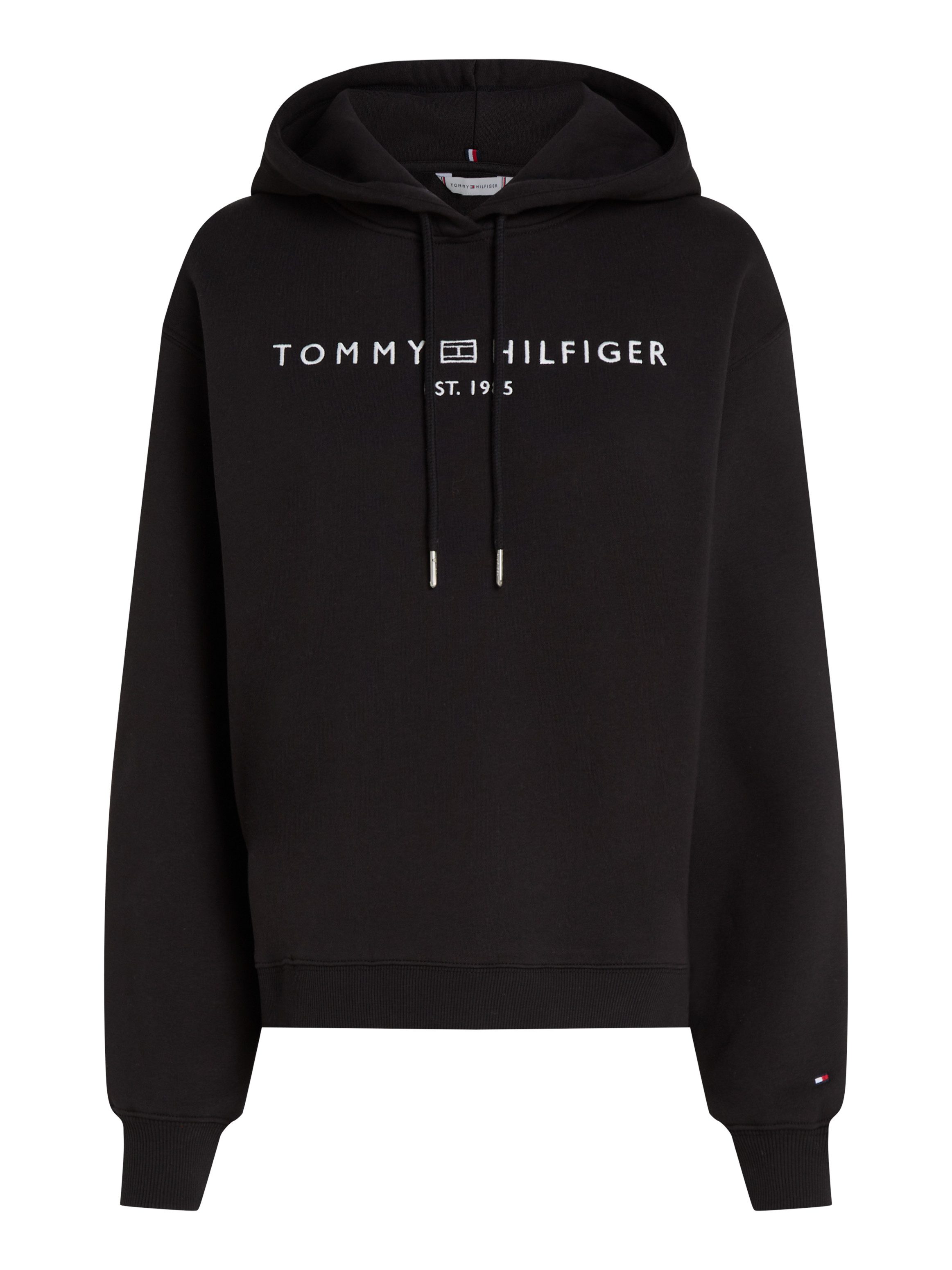 Tommy Hilfiger Hoodie MDRN REG CORP LOGO HOODIE met geborduurd logo-opschrift