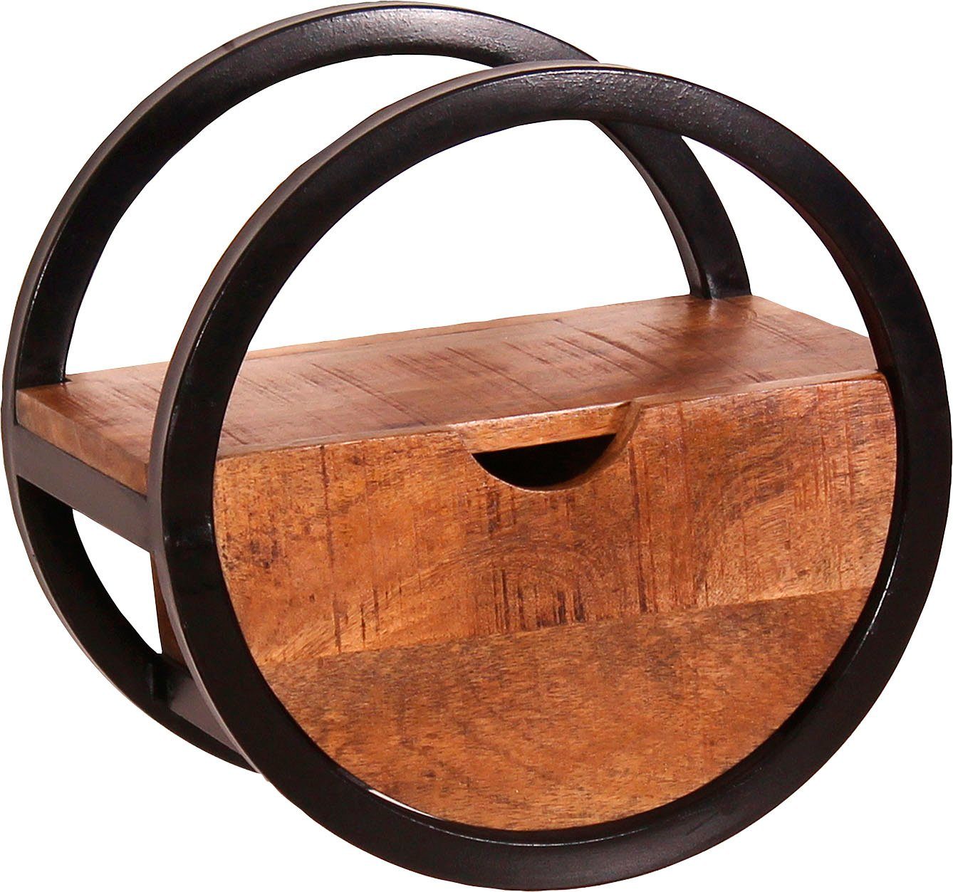 SIT Wandplank Met lade van mangohout wandplanken & -rekken beige