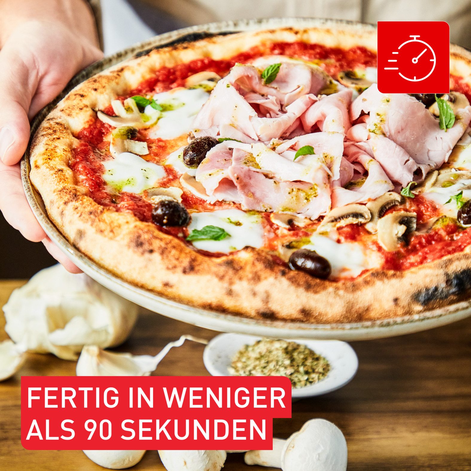 Tefal Pizza-oven JM4130 Pizza Pronto met draaiende pizzasteen en pizzaschop