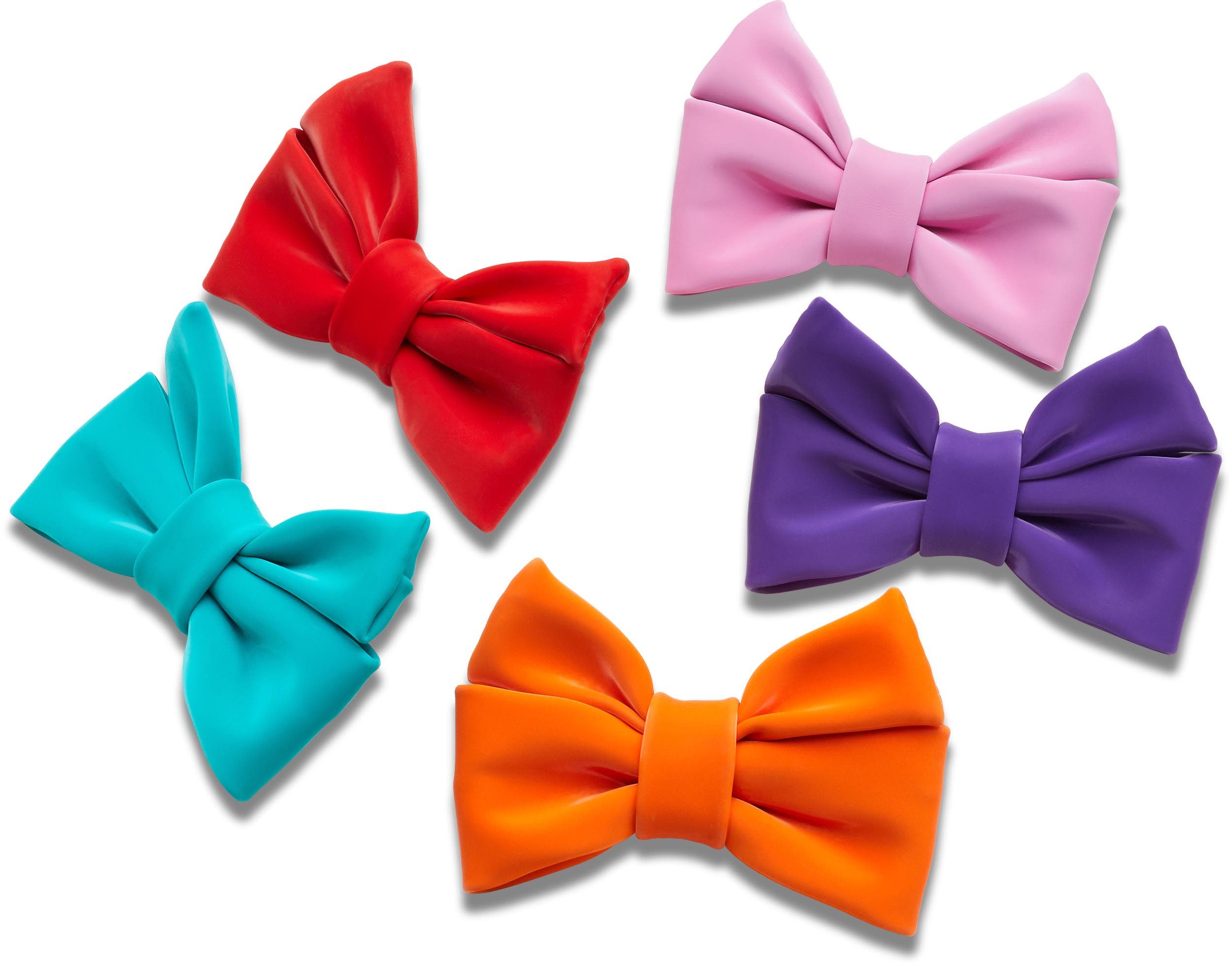 Crocs Schoenbutton Jibbitz™ Super Hyper Me Bows Charm, accessoire, set met strik (set, 5-delig, Geen speelgoed. Niet geschikt voor kinderen jonger dan 3 jaar)