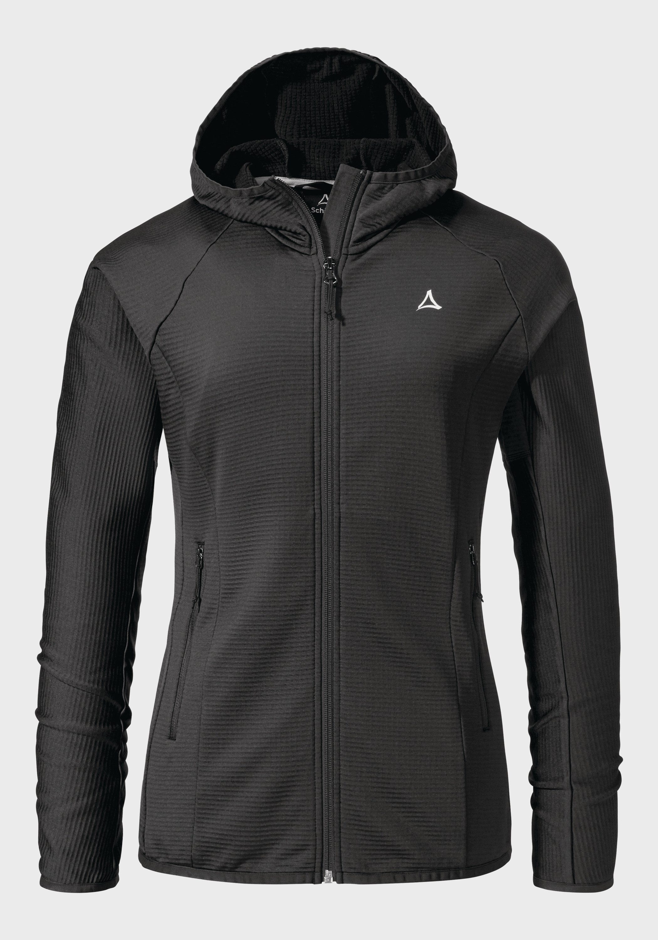 Schöffel Fleecejack Hiking Fleece Hoody Style Cascata WMS dames fleece vesten maat 44 zwart
