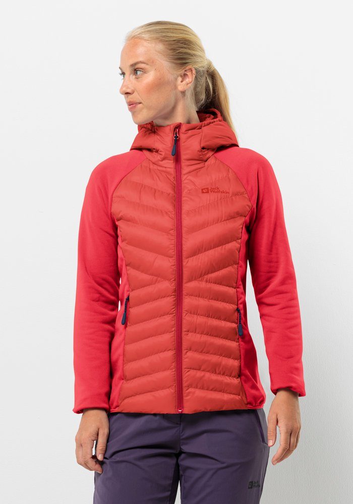 Jack Wolfskin Routeburn Pro Hybrid Women Jack voor- en najaar Dames XXL vibrant red Vibrant Red