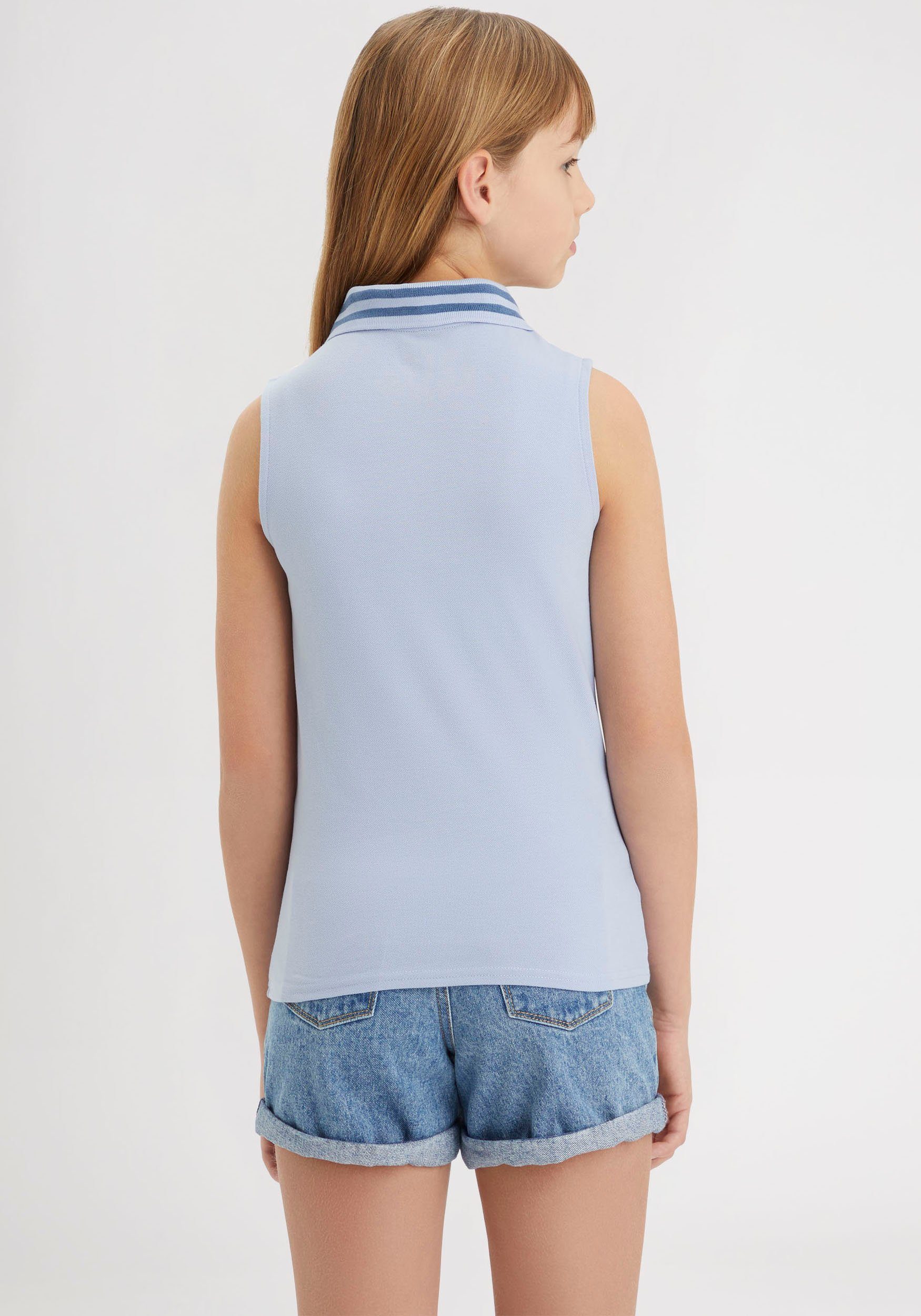 levi's kidswear shirttop for girls blauw