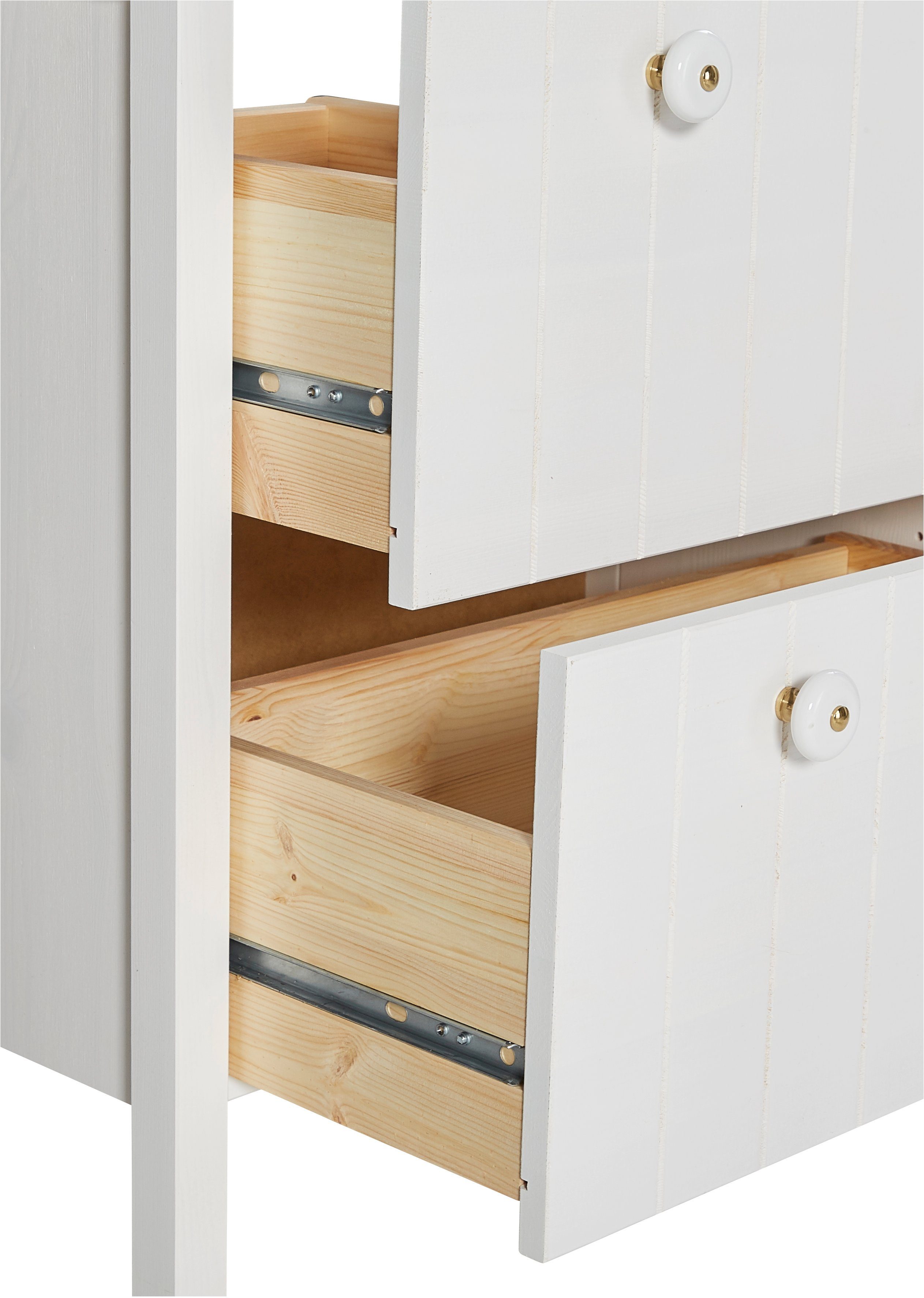 Home affaire Wastafelonderkast TINA Badkamermeubel, kast, breedte 60 cm, massief hout