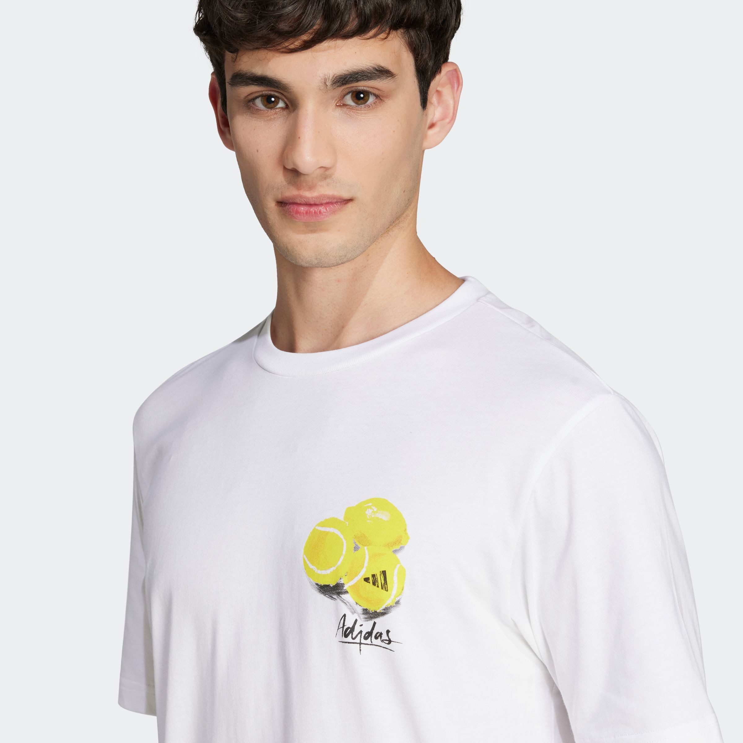 adidas Sportswear T-shirt M L SL LEMON T