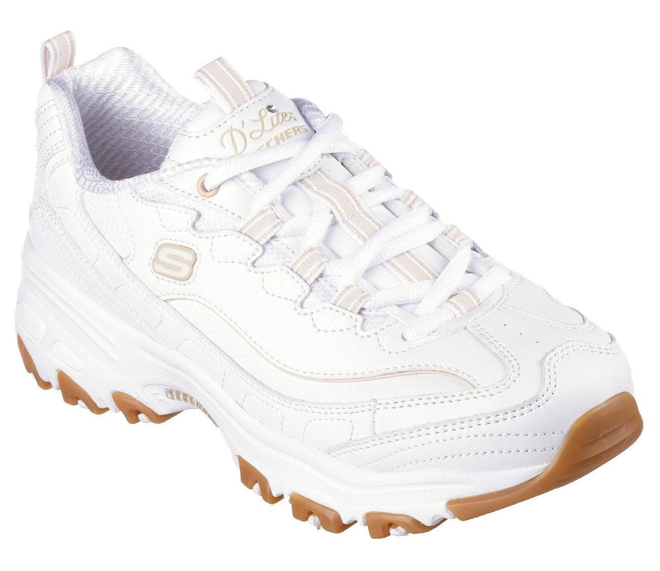 Skechers Sneakers D'LITES-GOOD NEUTRAL chunky sneaker plateausneaker met memory foam