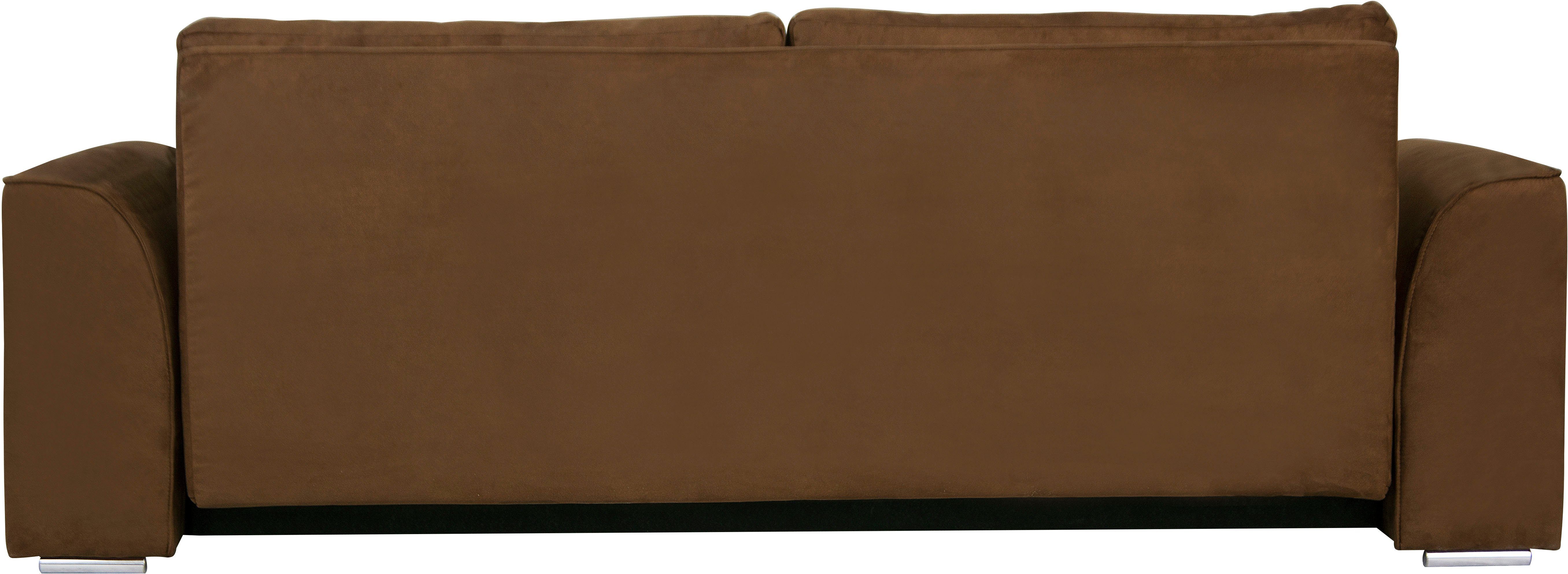 INOSIGN 3-zitsbank BEATRICE optionele slaapbank met bedlade, B/D/H 250/107/92 cm