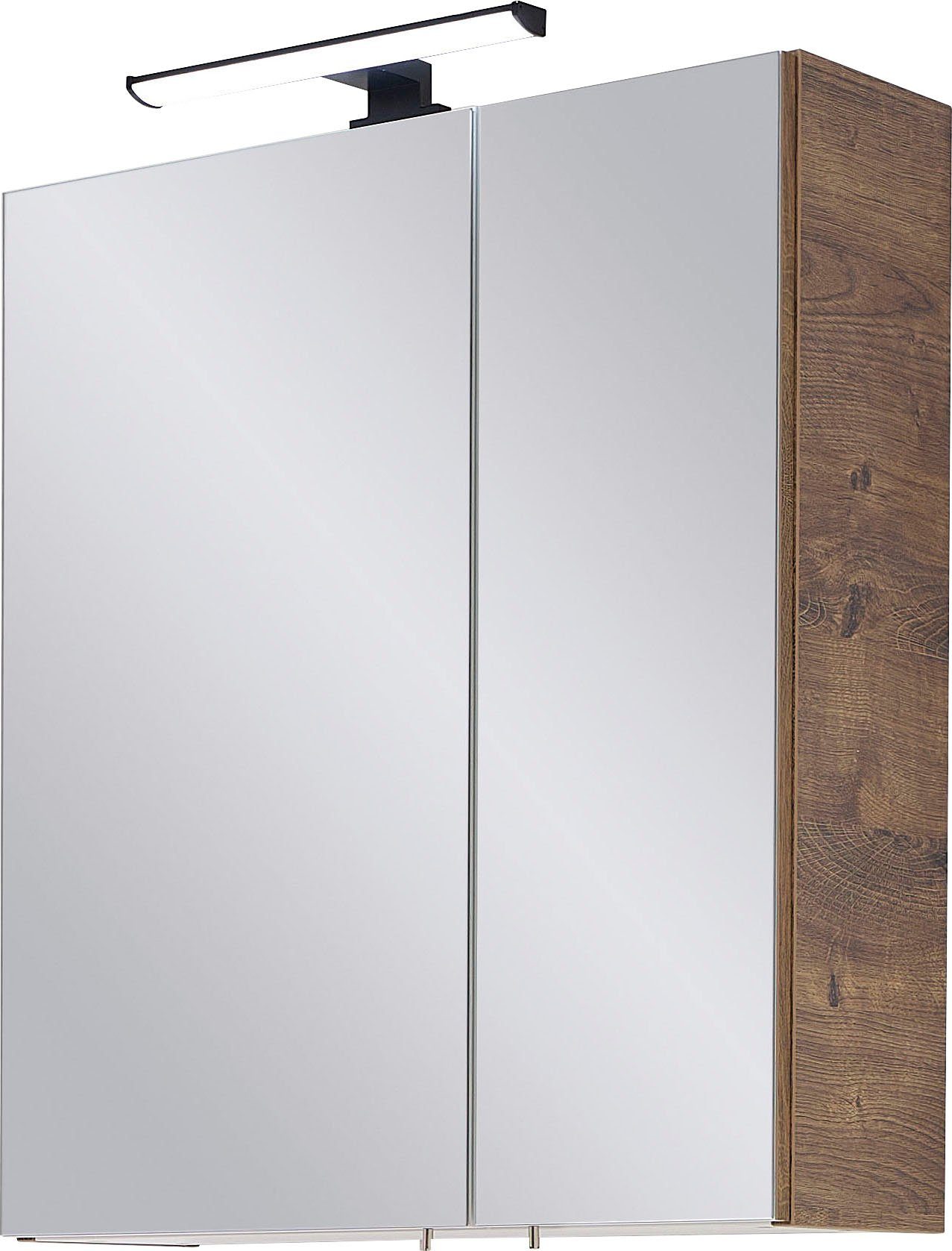 Saphir Spiegelkast Quickset 374 inclusief ledverlichting, deurdemper, stopcontact met schakelaar