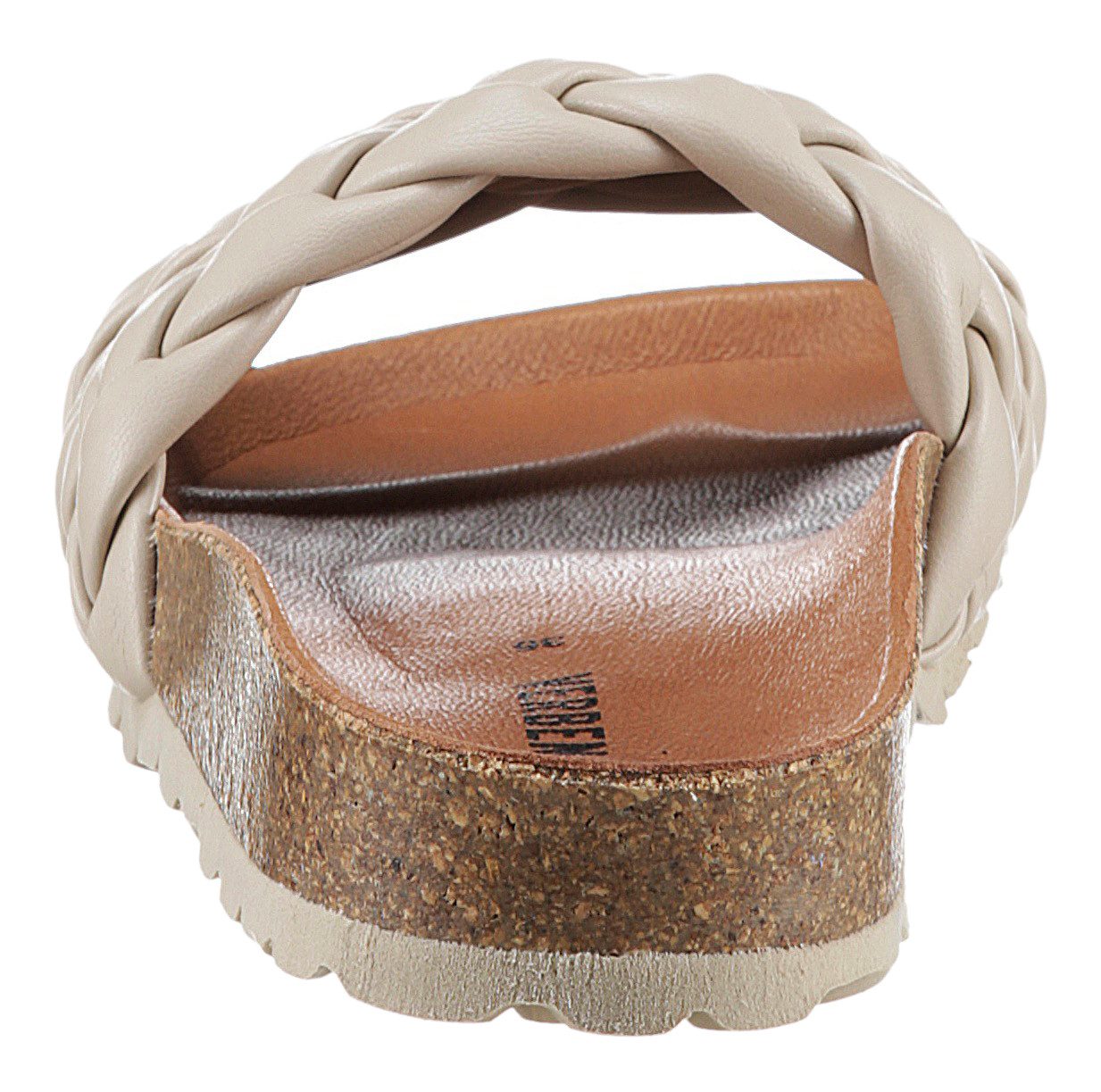 VERBENAS Slippers RICA TRENZA SOFT , zomerschoen, slippers, strand schoen met vlechtbandage