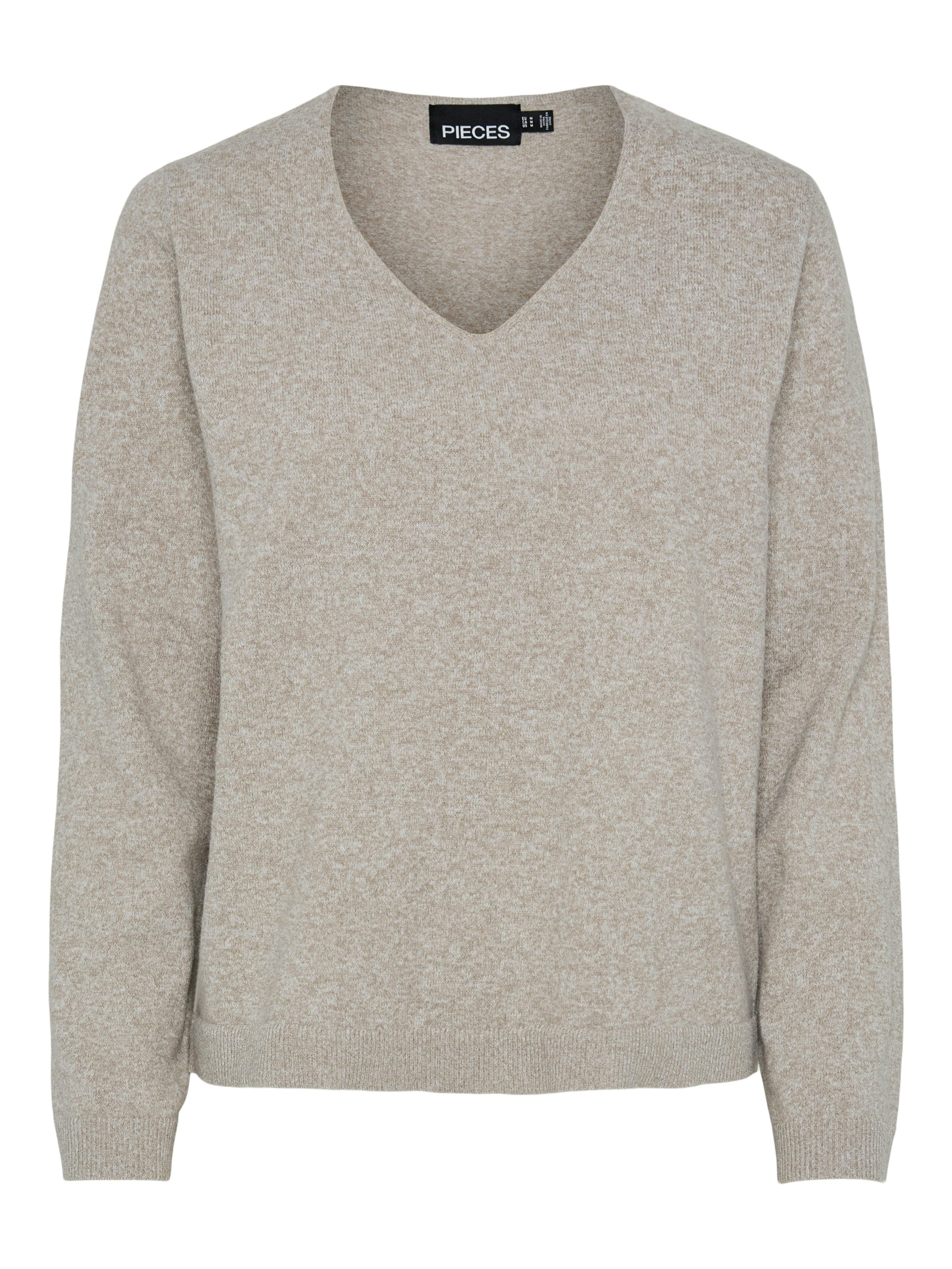 pieces Trui met V-hals PCBREE LS V-NECK KNIT NOOS BC