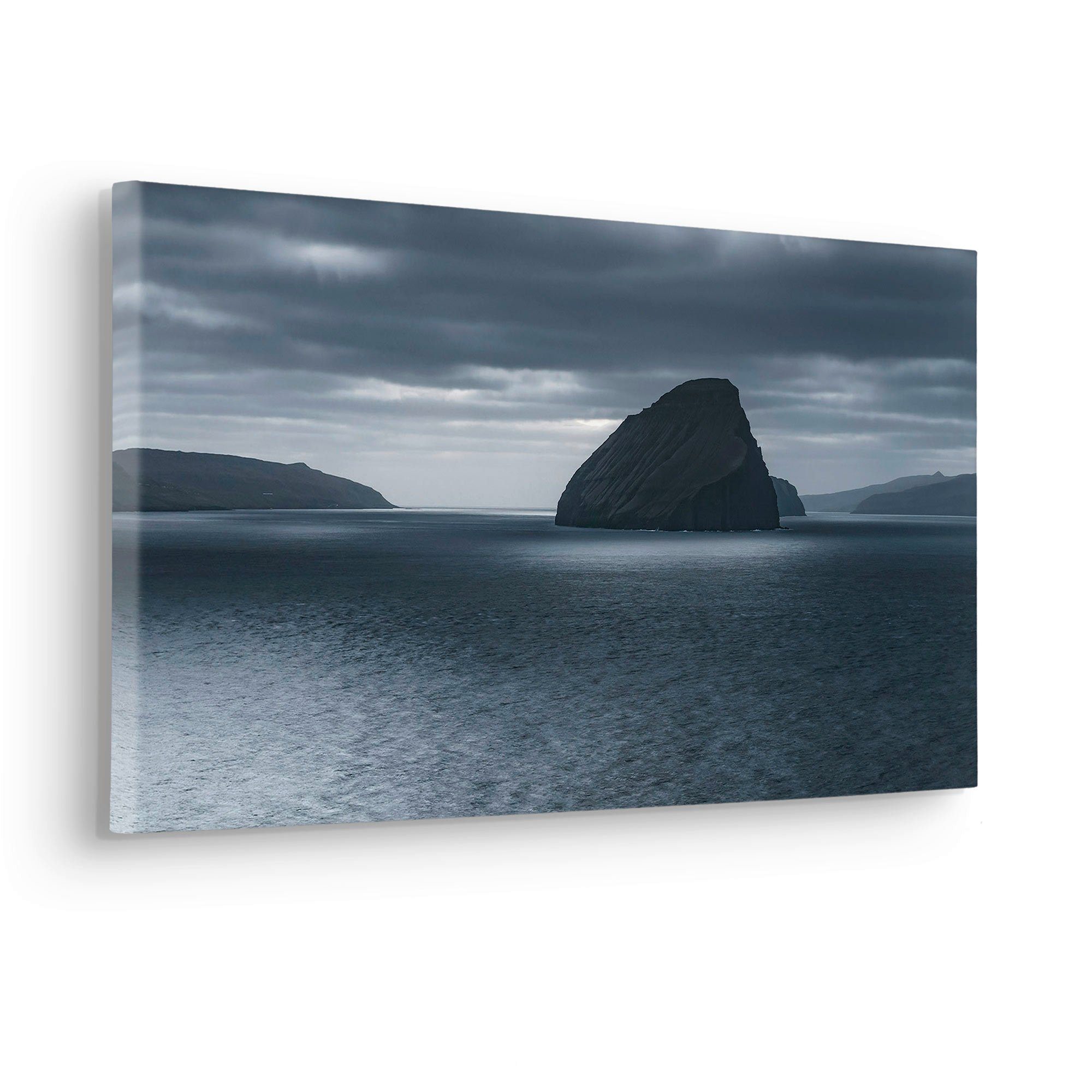 Komar Artprint op linnen Silver Sea - Afmeting 60 x 30 cm (1 stuk)