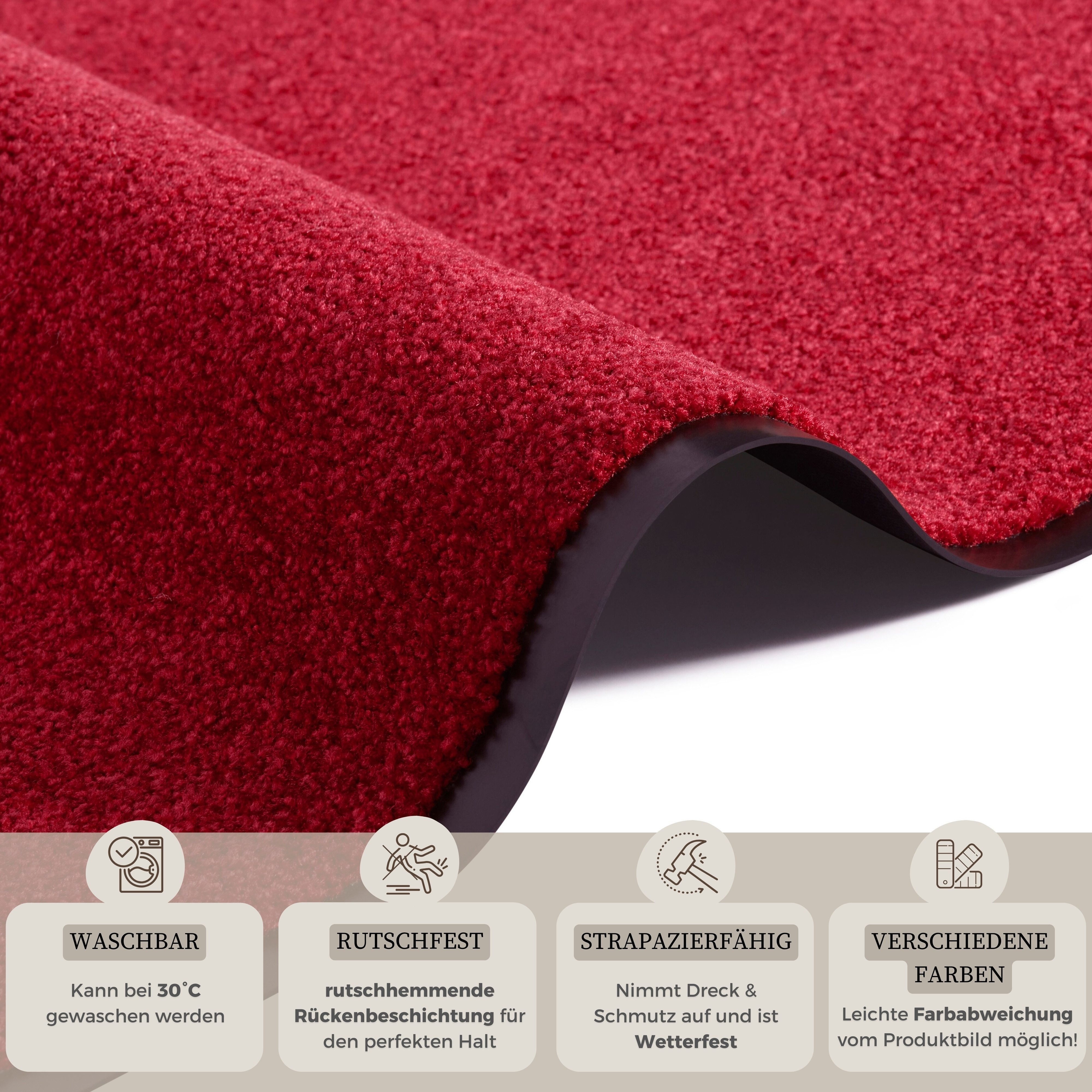 HANSE Home Mat Wash & Clean Vuilopvangmat, deurmat, in- en uitwendig, tapijt, loper, wasbaar