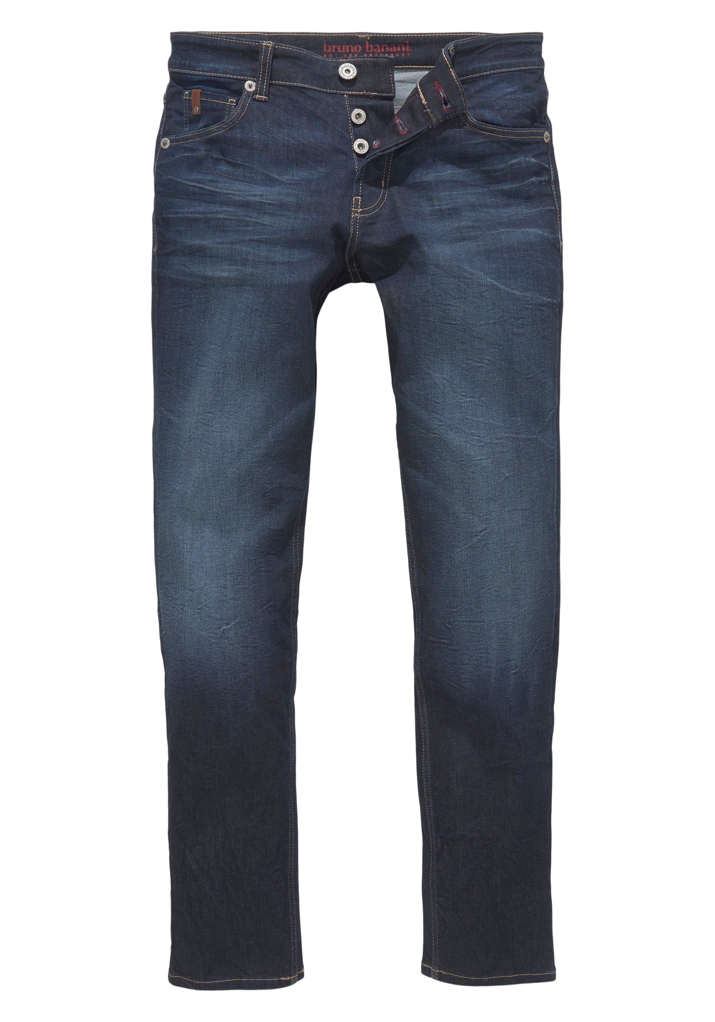 Bruno Banani Comfort fit jeans Floyd rechte pijp, met steekzakken, lage taillehoogte