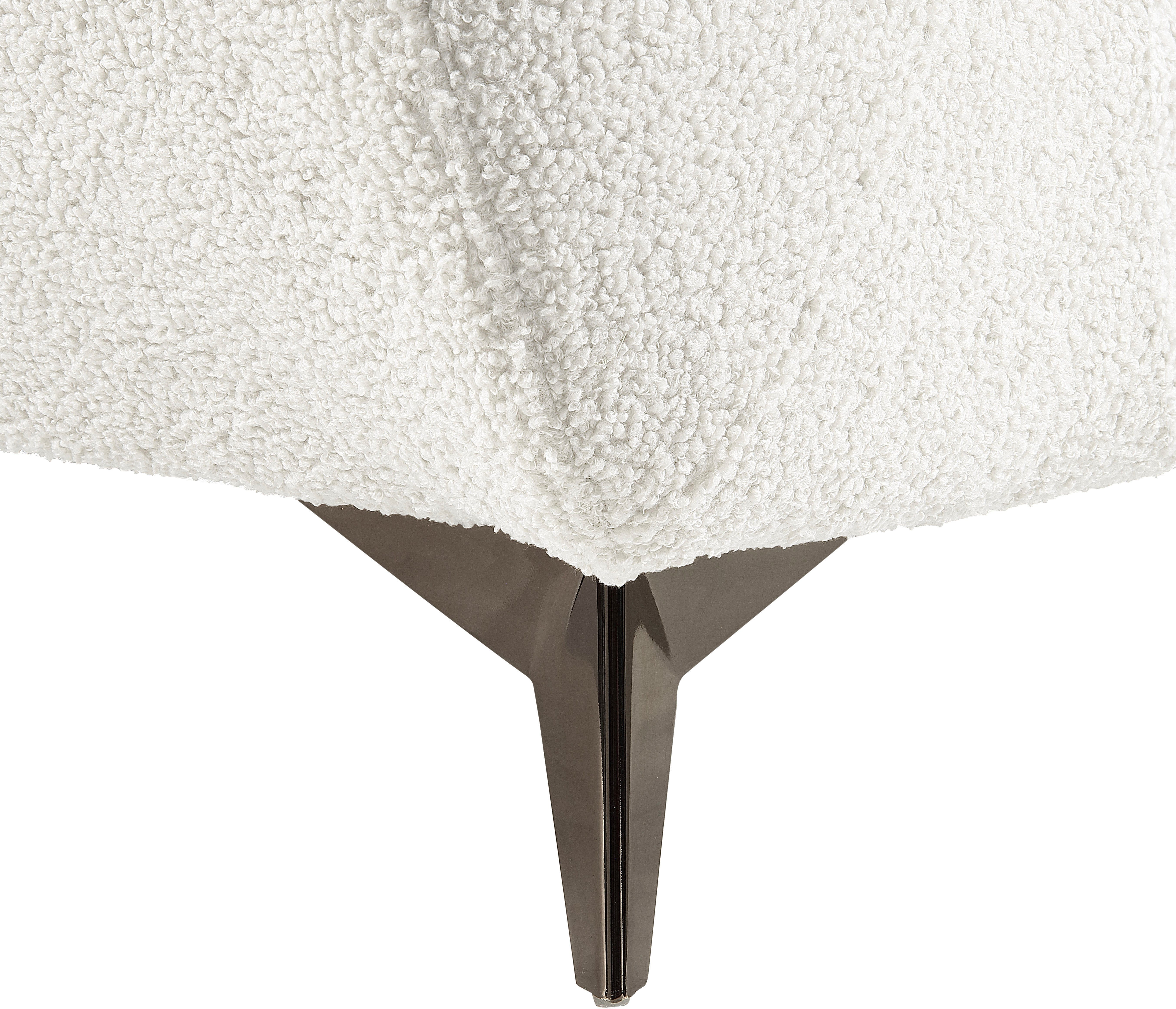 ATLANTIC home collection Fauteuil Shawn met binnenvering, trendy bekleding met teddy-look