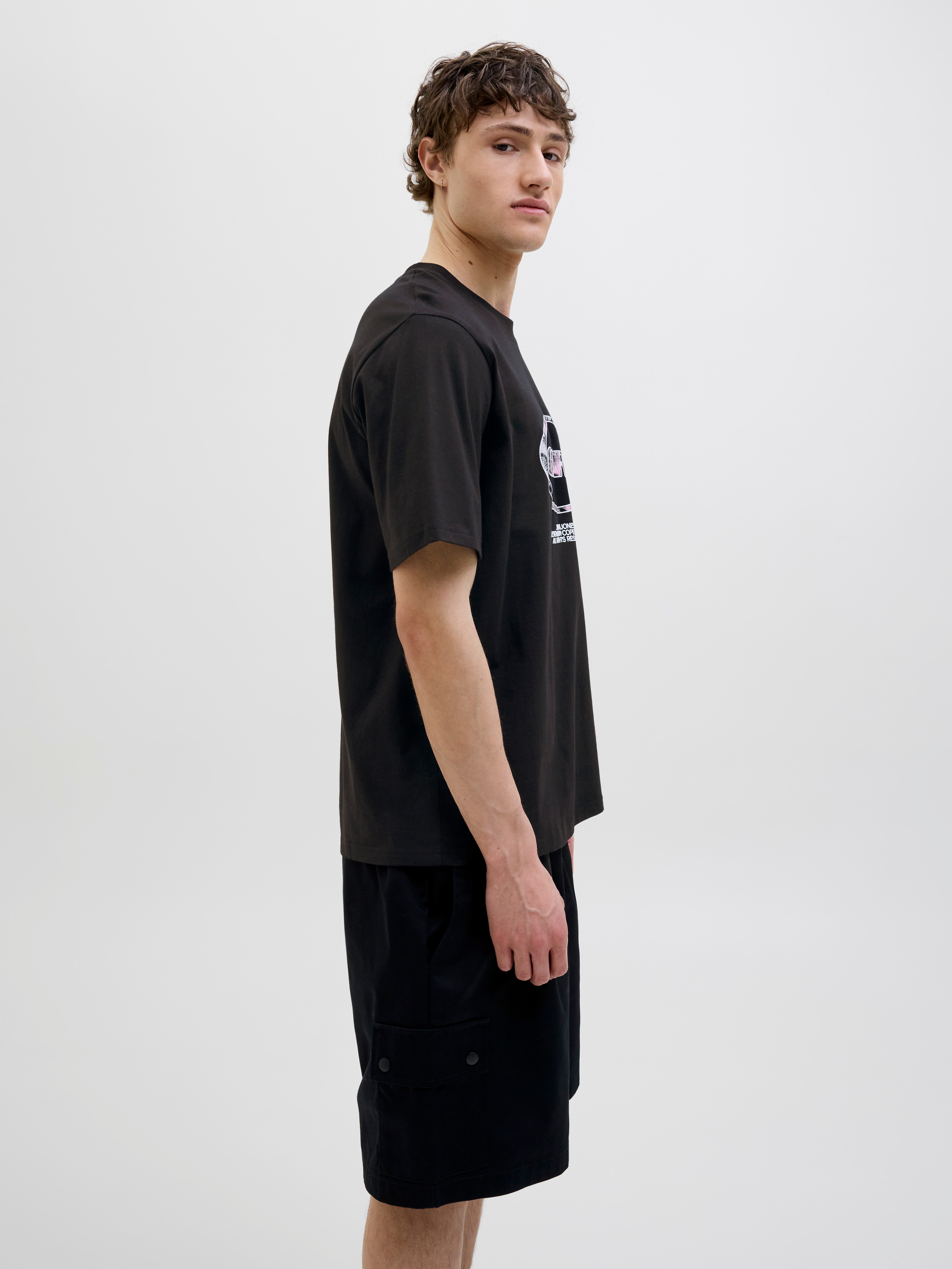Jack & Jones T-shirt JCOLIDO AOP FRONT PRINT TEE SS CREW NECK