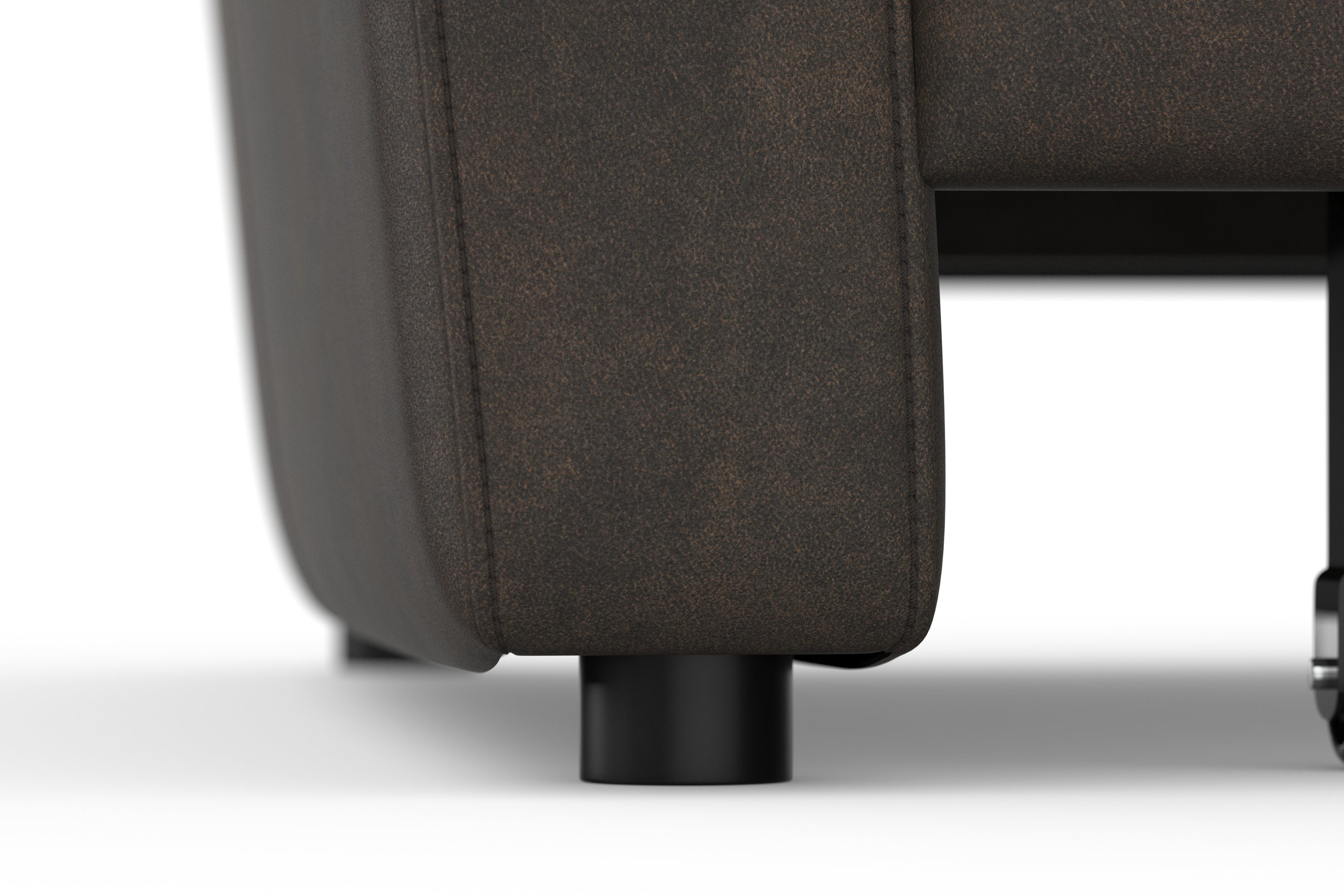 sit&more Hoekbank Freetown L-vorm met verstelbare hoofdsteun en comfortabele binnenvering