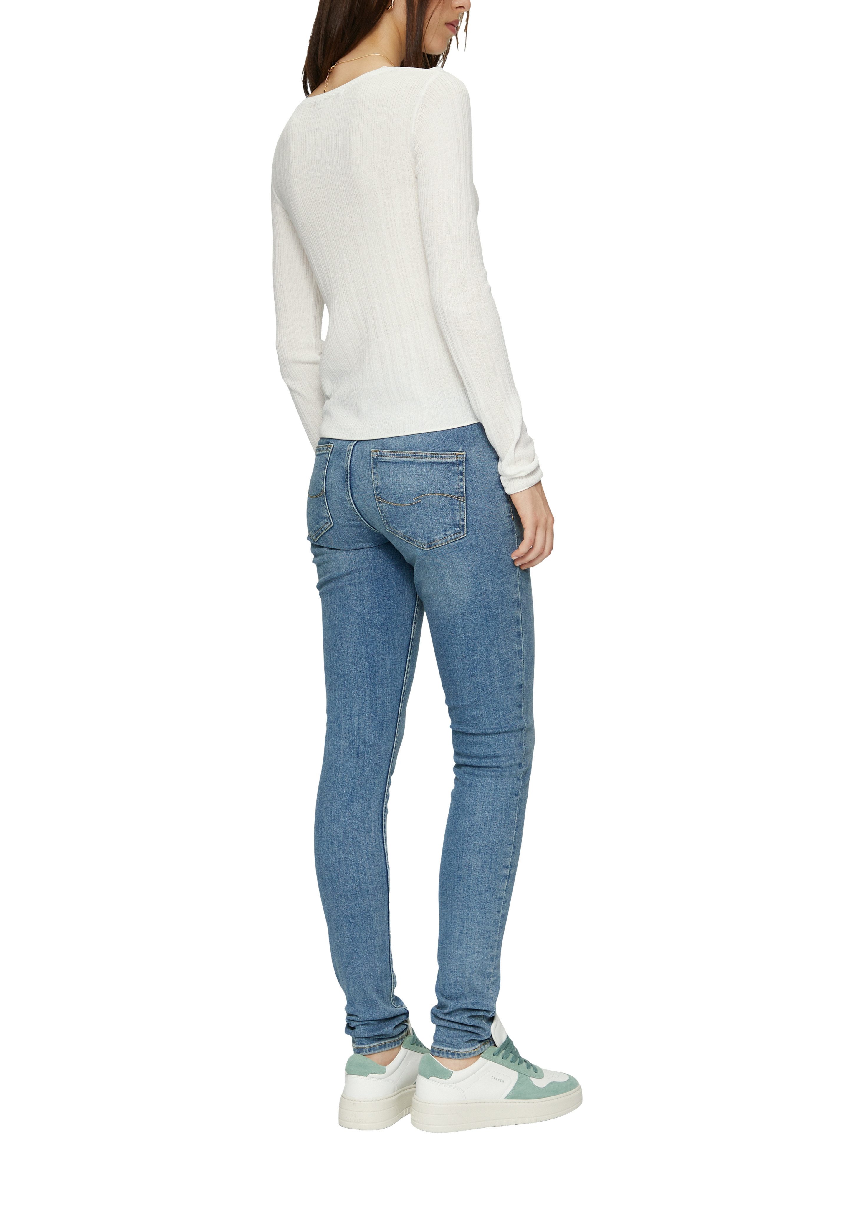 Q S designed by Skinny fit jeans Sadie met zakken