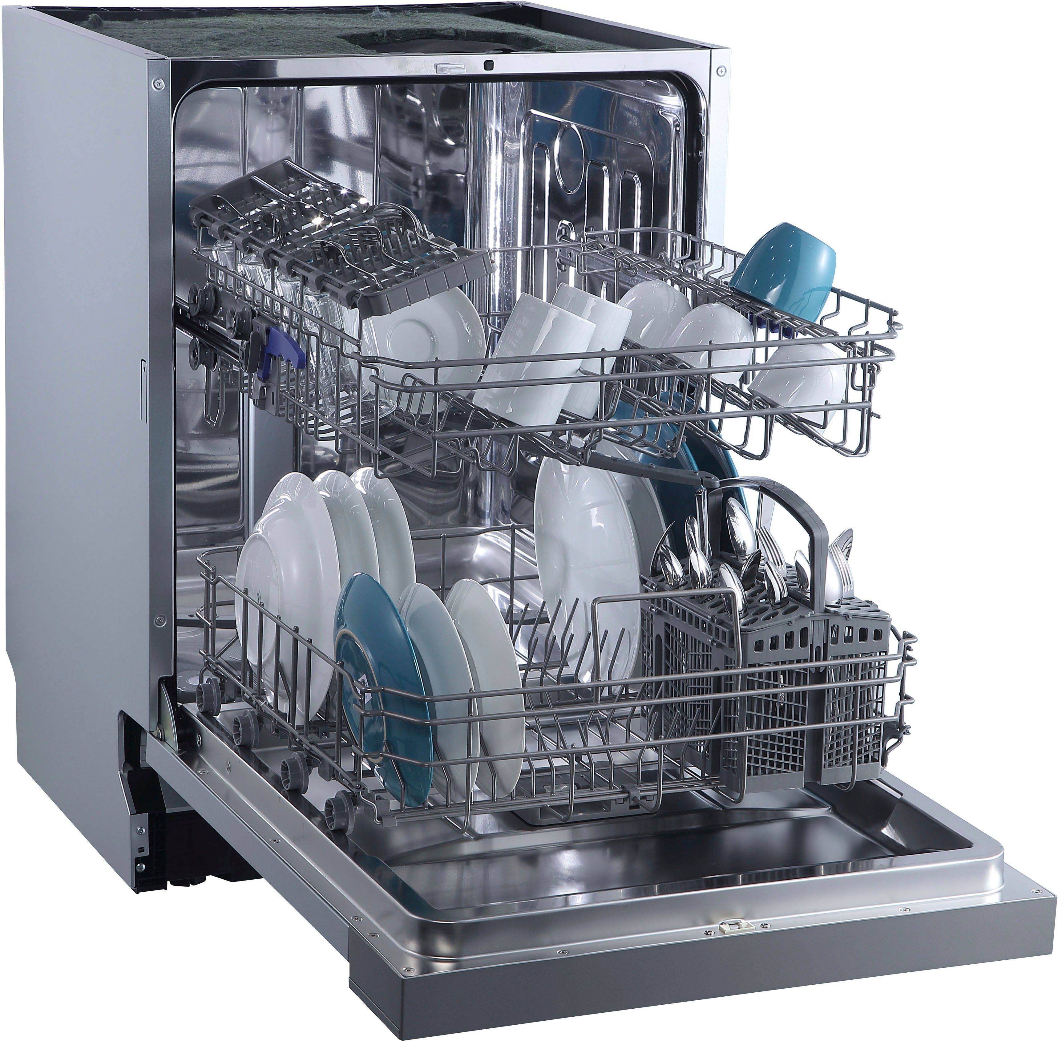 Hanseatic Semi-geïntegreerde vaatwasser HGTI6082C13K7709DS, 81,5 cm x 59,8 cm