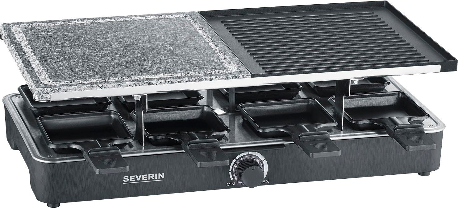 Severin Raclette RG 2376 met natuurlijke grillsteen en -plaat