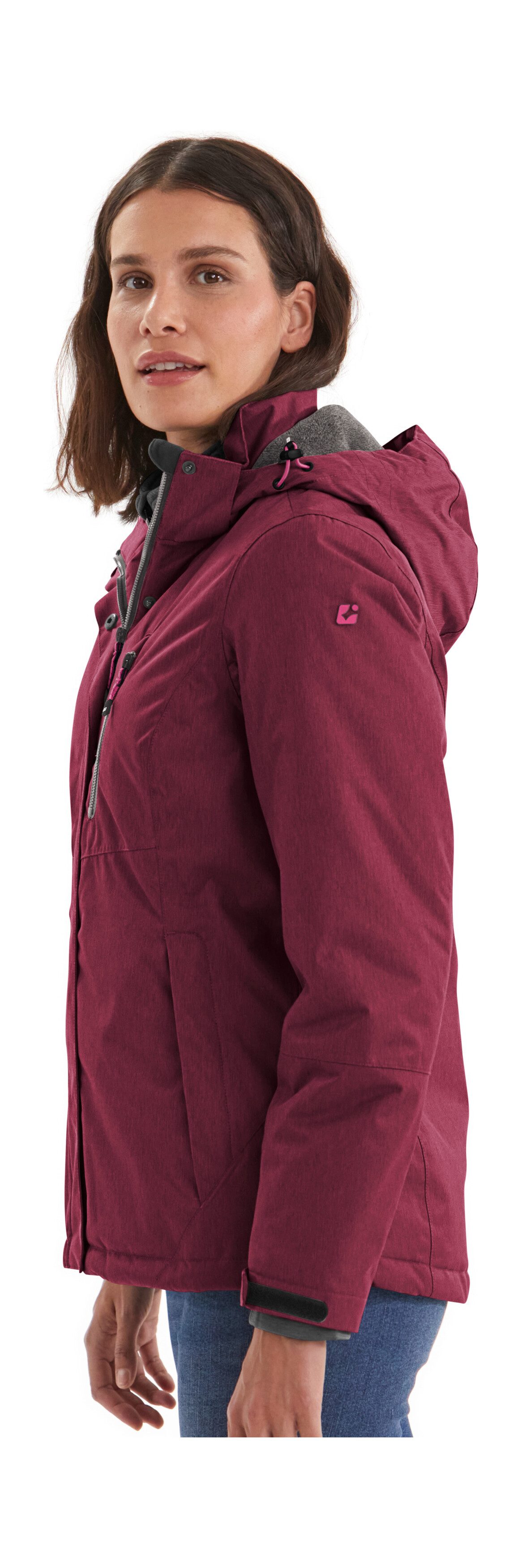 Killtec Outdoorjack Nira Water- en winddichte jas, ademend, afneembare capuchon