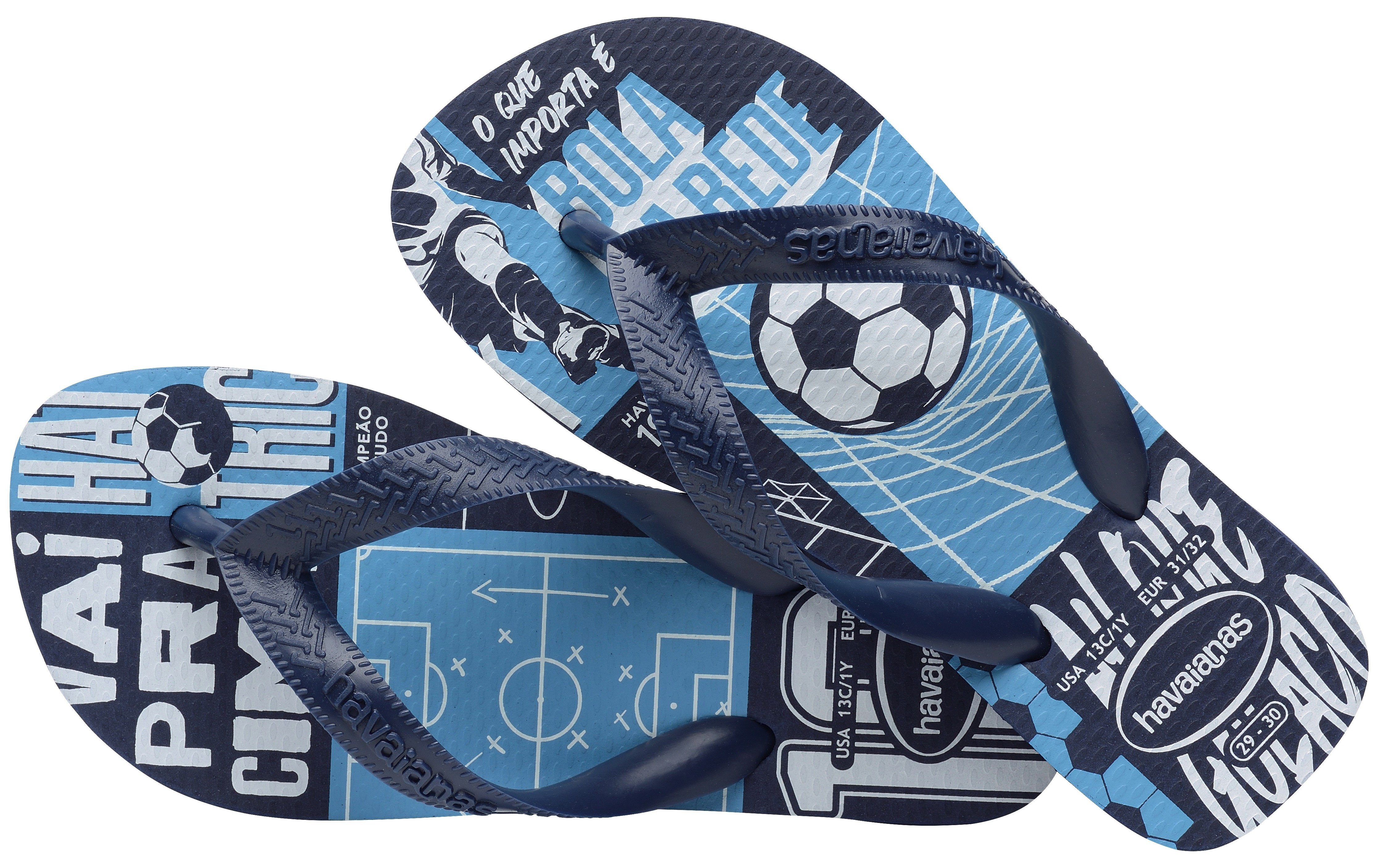 Havaianas Teenslippers KIDS ATLETHIC , zomerschoenen, badschoen, vakantie, met coole sportprint