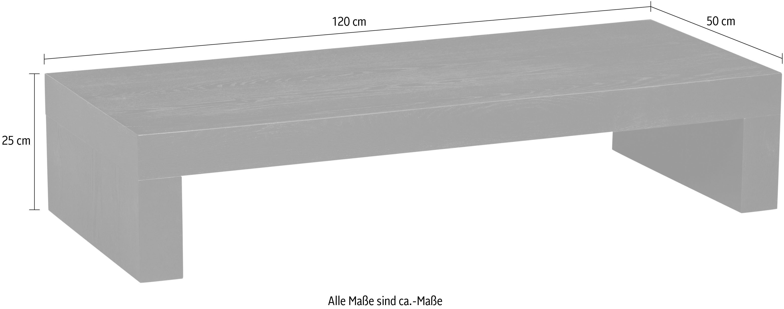 WOOOD Salontafel Marte rechthoekige vorm, maximale belasting 15 kg, breedte 120 cm