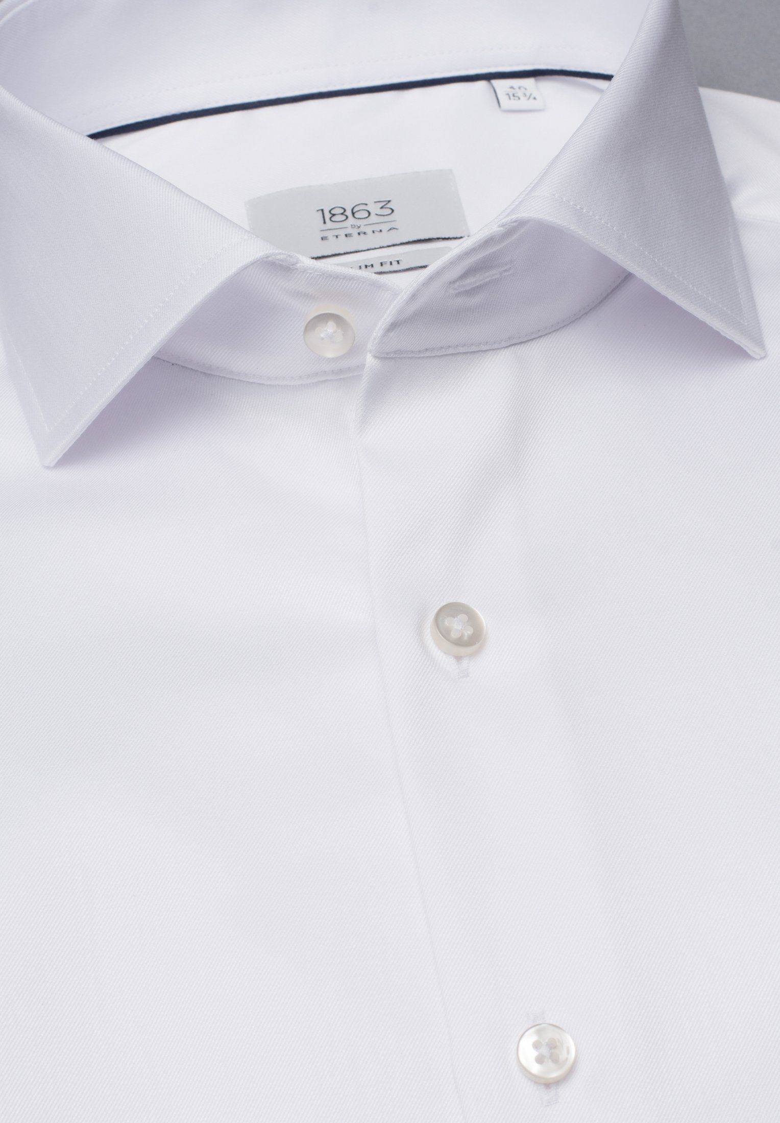 Eterna Overhemd met lange mouwen Slim fit NON IRON (strijkvrij)