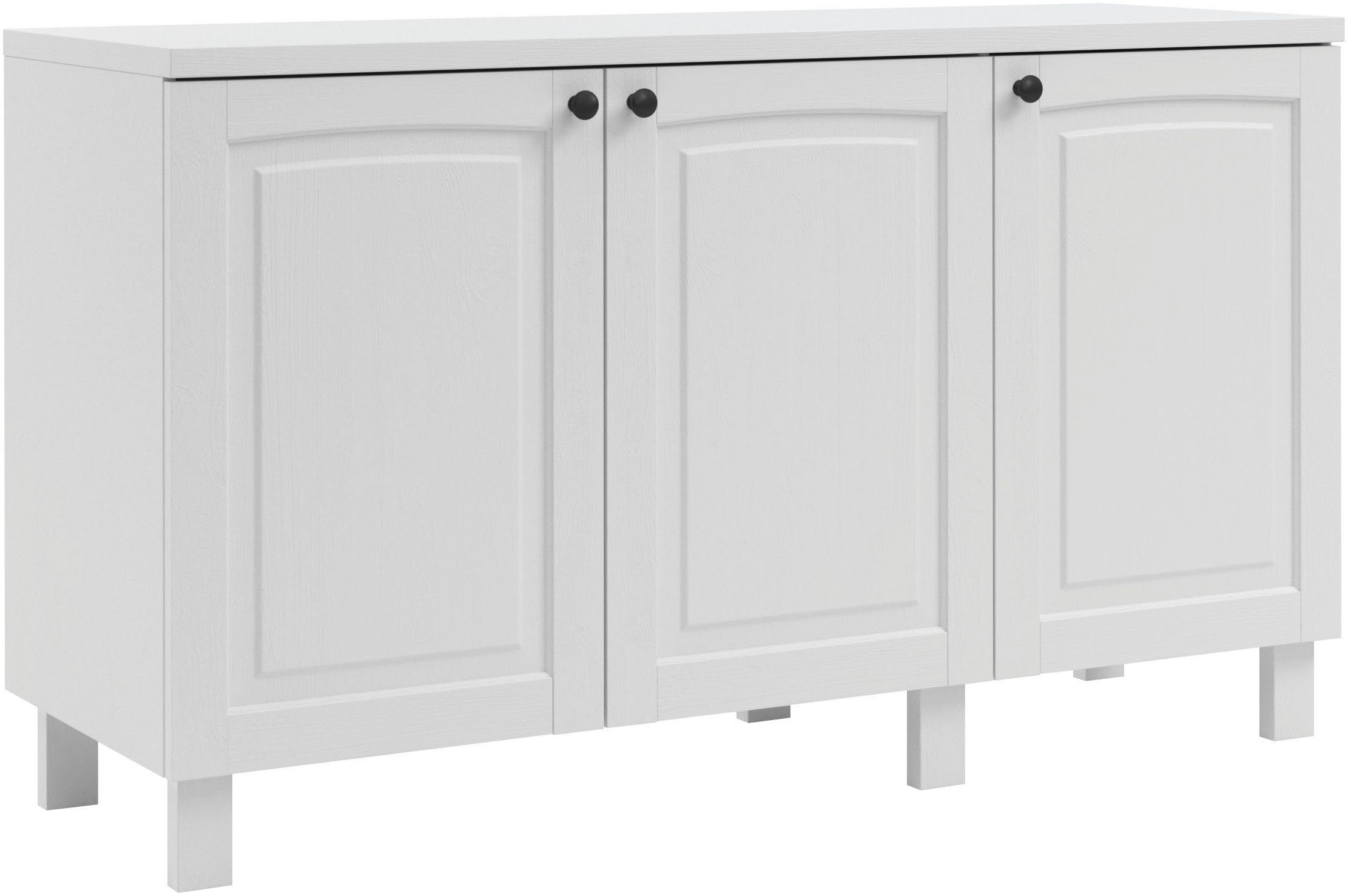 Kochstation Onderkast KS-Osby Massief grenen, breedte 150 cm, 3 deuren (1 stuk)