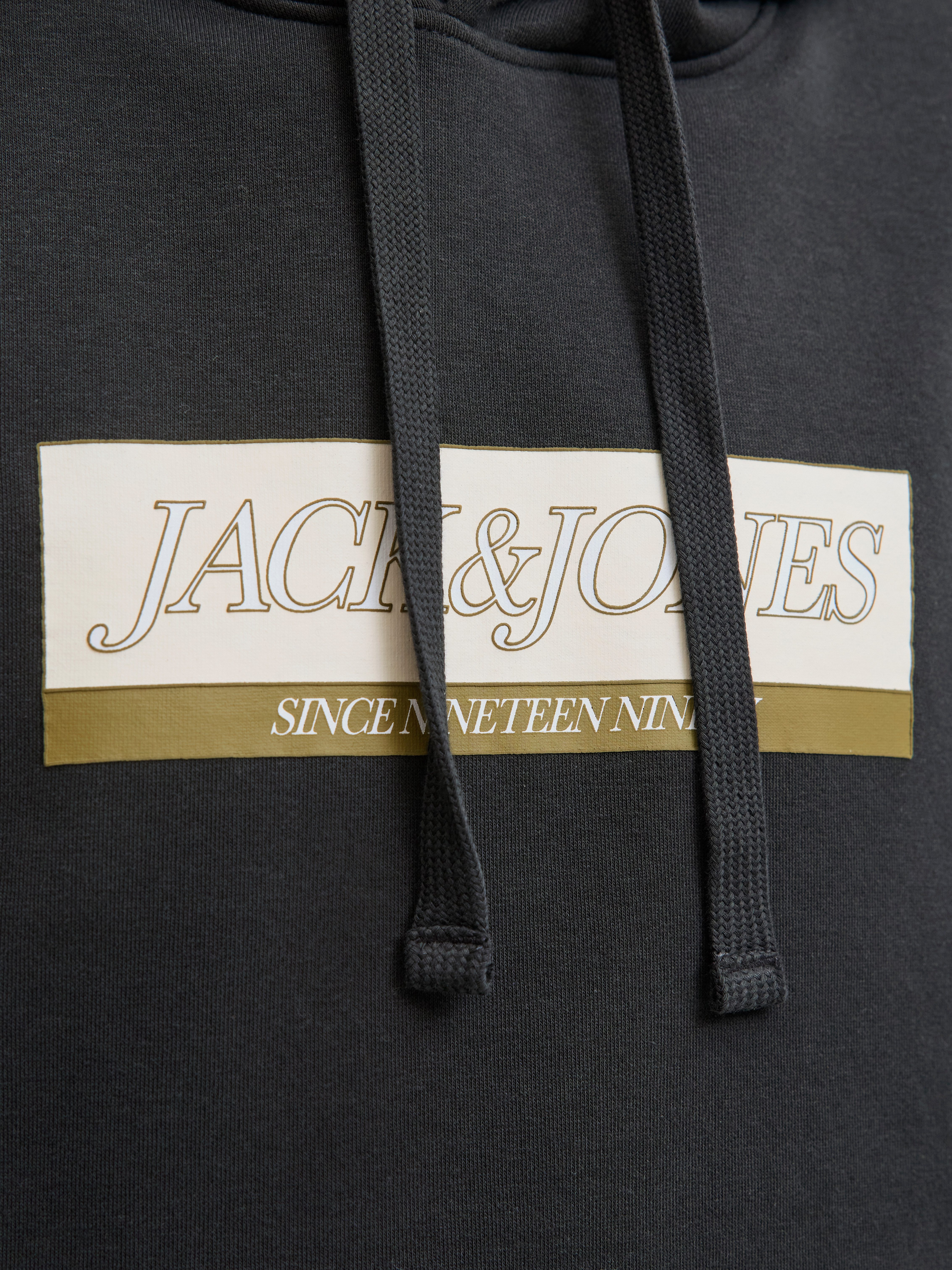 Jack & Jones PlusSize Hoodie JORINWOOD BLOCK BRANDING SWEAT HOO PLS