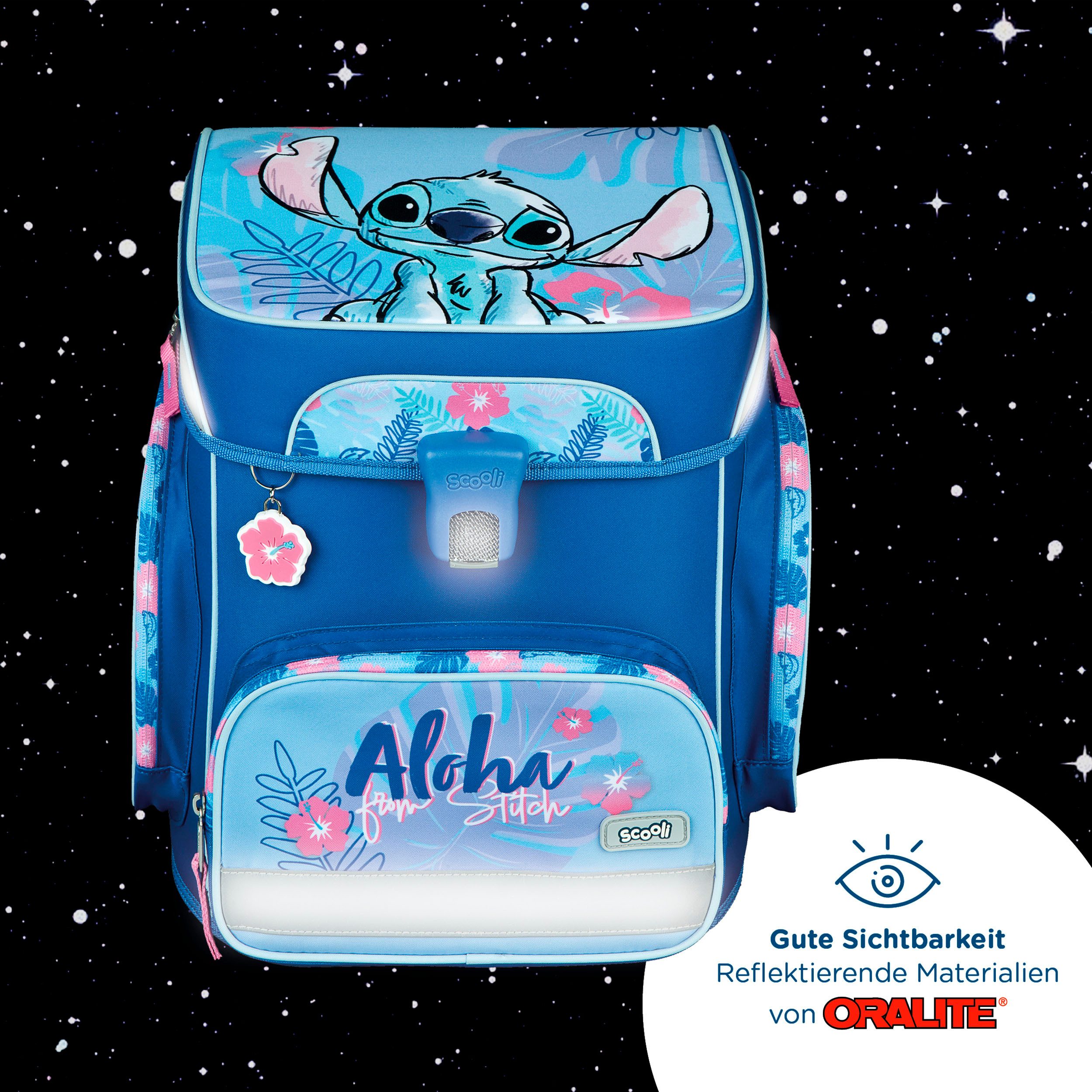 Scooli Schooltas EasyFit, Lilo & Stich (set, 5-delig)