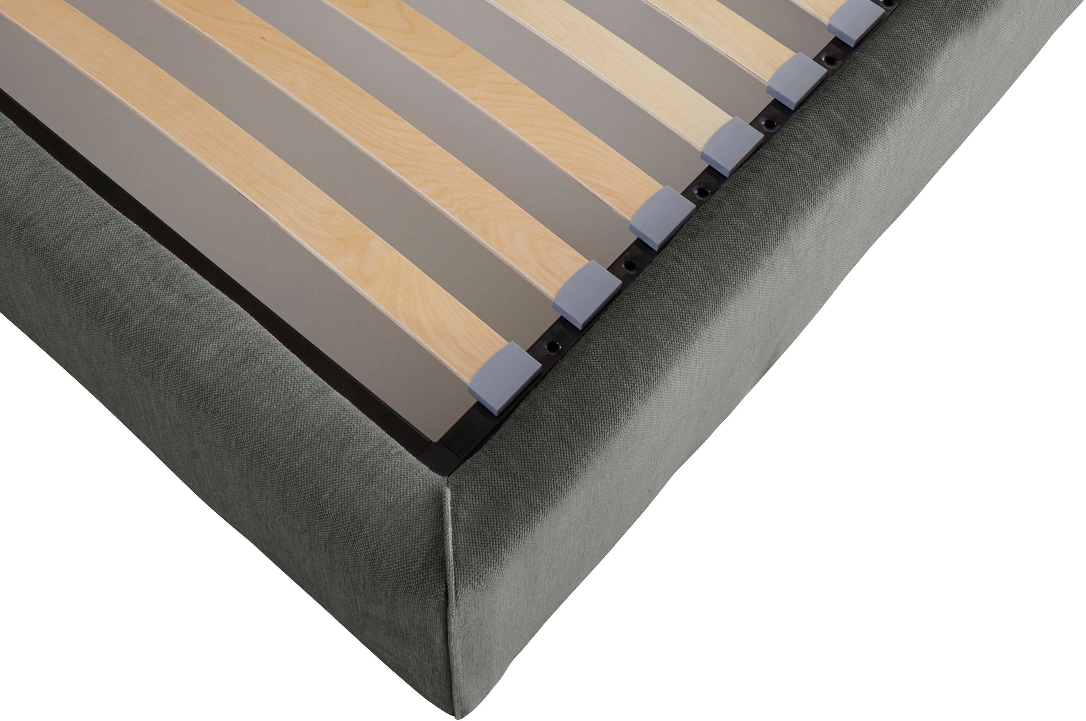 INOSIGN Gestoffeerd bed Venora met bedkist & lattenbodem, in 3 breedten