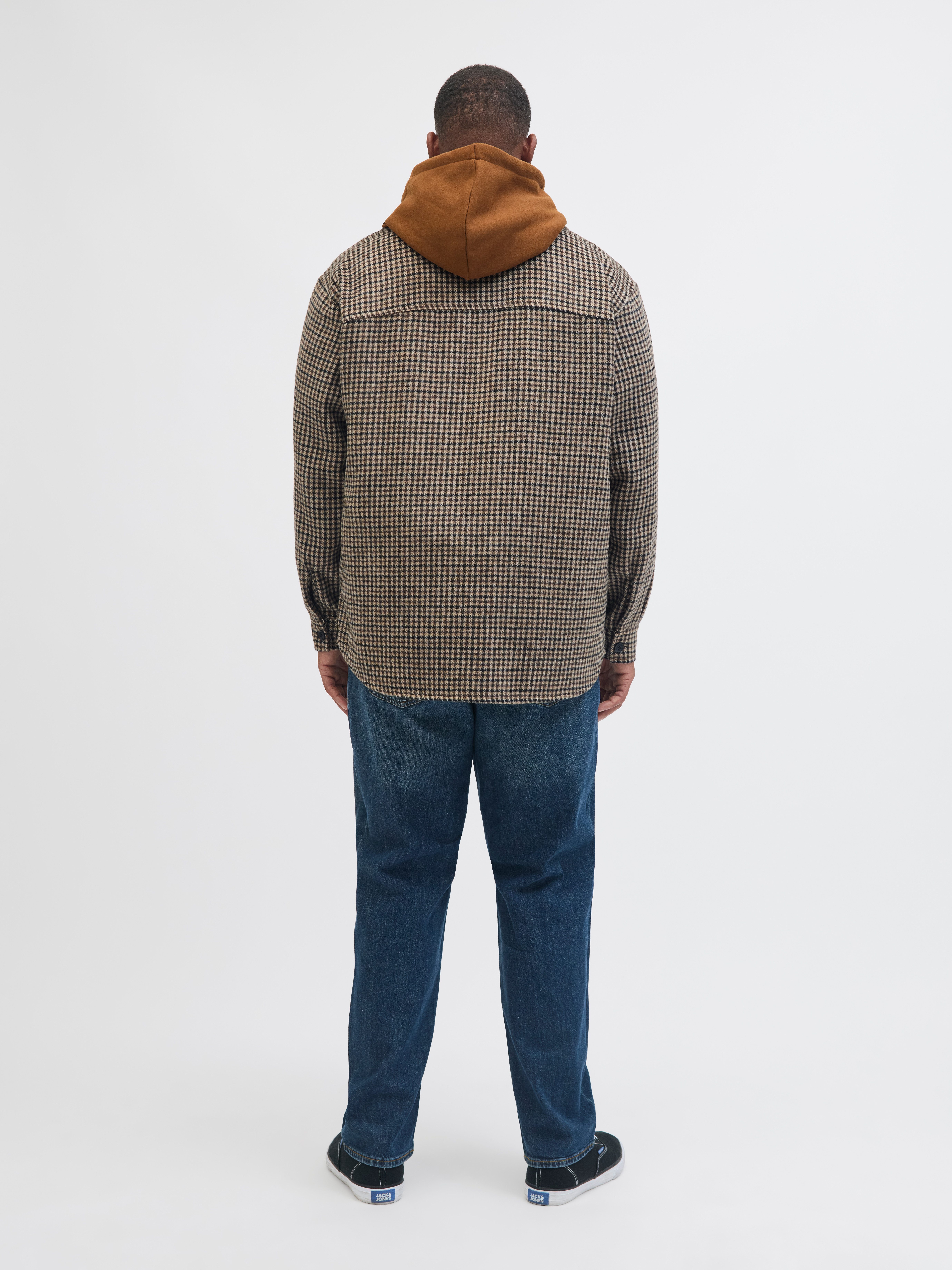 Jack & Jones PlusSize Overhemd met lange mouwen JJEBRADLEY OLLIE OVERSHIRT LS NOOS PLS