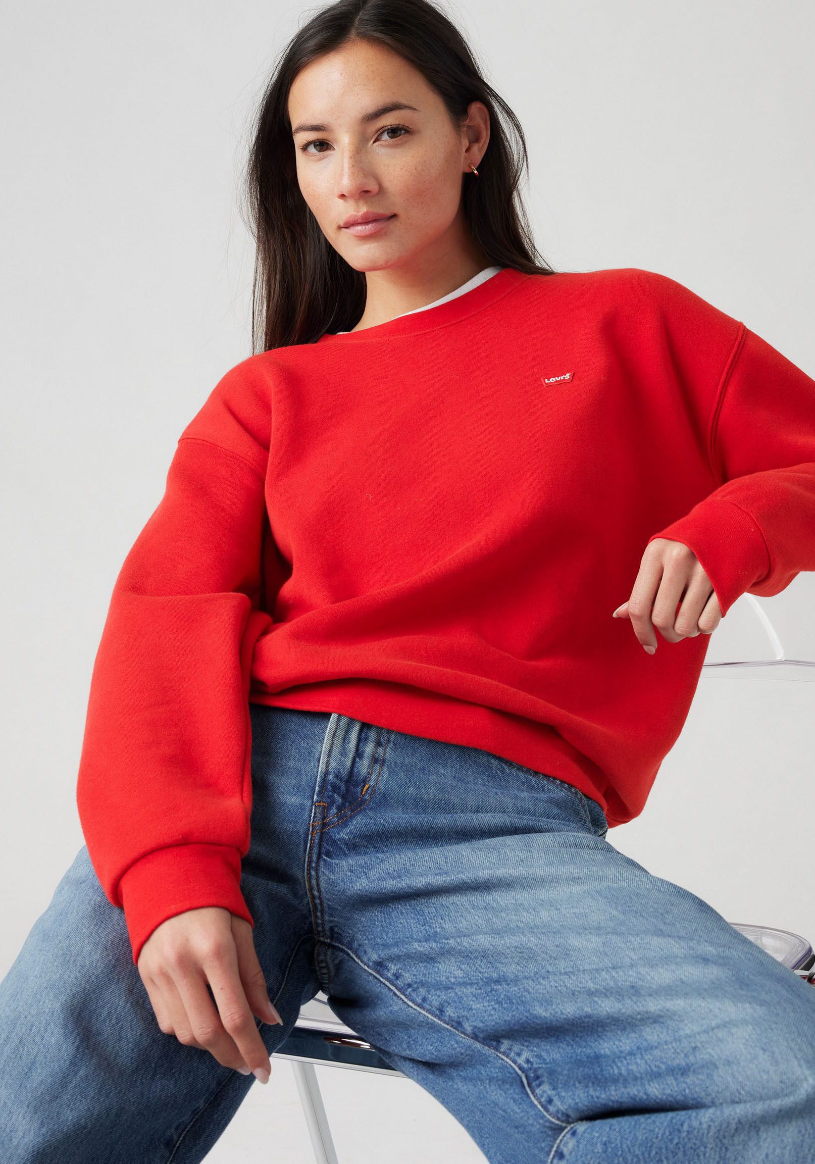Levi's® Sweatshirt Everyday met klein logo op borsthoogte
