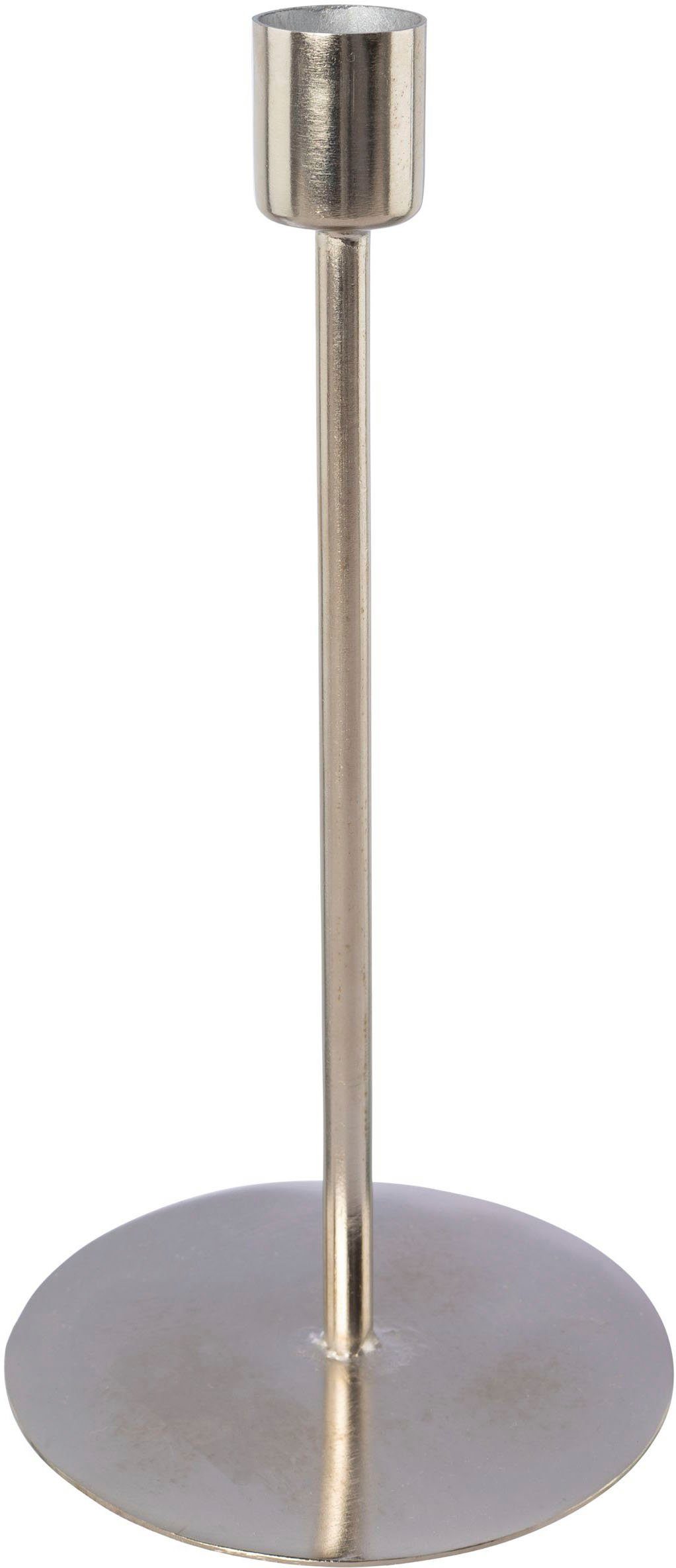 Leonique Kandelaar Stab kaarsenhouder Freya uit metaal, in minimalistische stijl (set, 2 stuks)