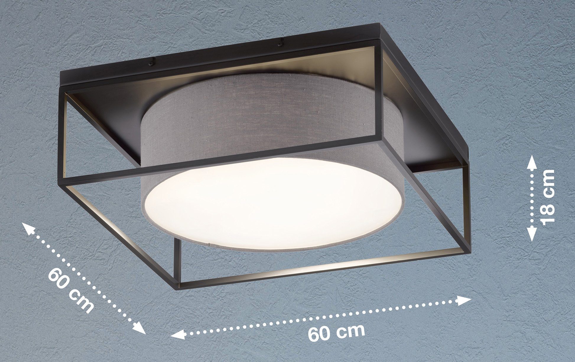 Honsel Leuchten Plafondlamp Carre (1 stuk)