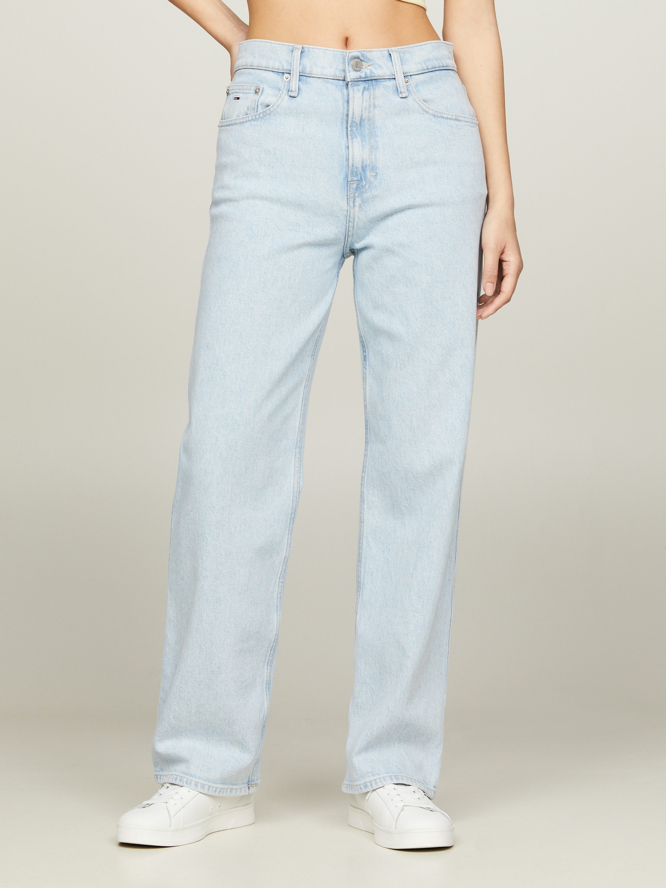 TOMMY JEANS Wijde jeans Betsy Mid Rise in five-pocketsstijl