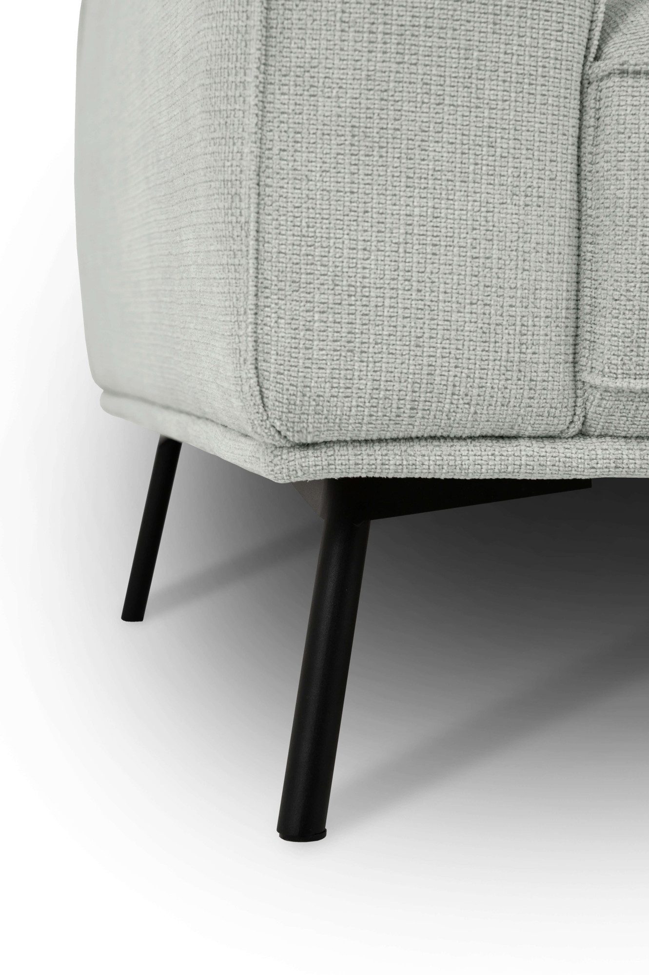 andas Hoekbank Vosby Breedte 260 cm, chenille, met decoratieve kedernaad