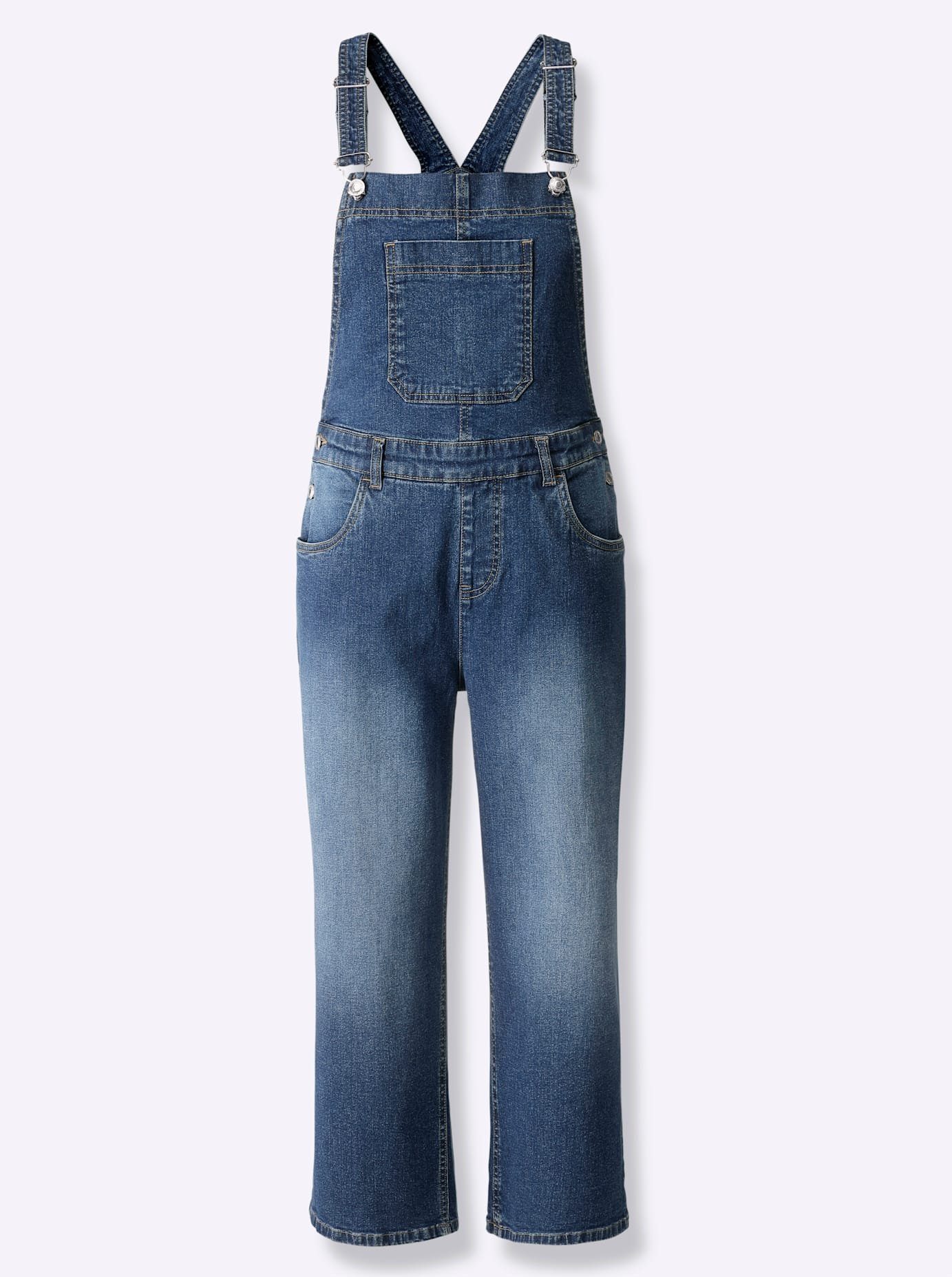 Casual Looks Jeanstuinbroek (1-delig) dames tuinbroeken maat 48 blauw