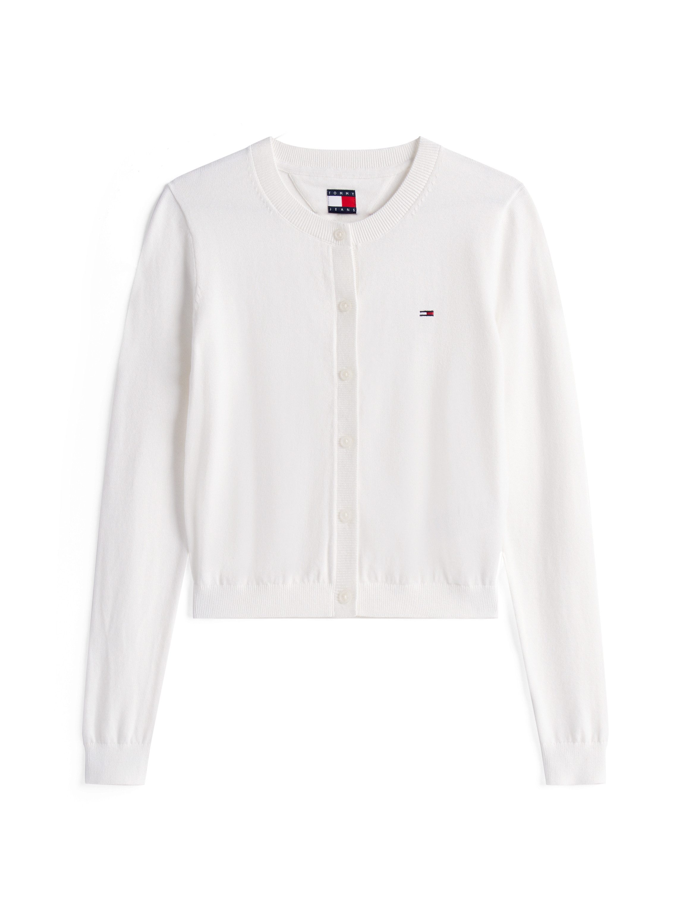 TOMMY JEANS Vest TJW ESSENTIAL CREW NECK CARDIGAN