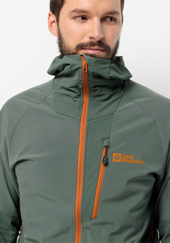 Jack Wolfskin Softshell-jack ALPSPITZE HOODY M
