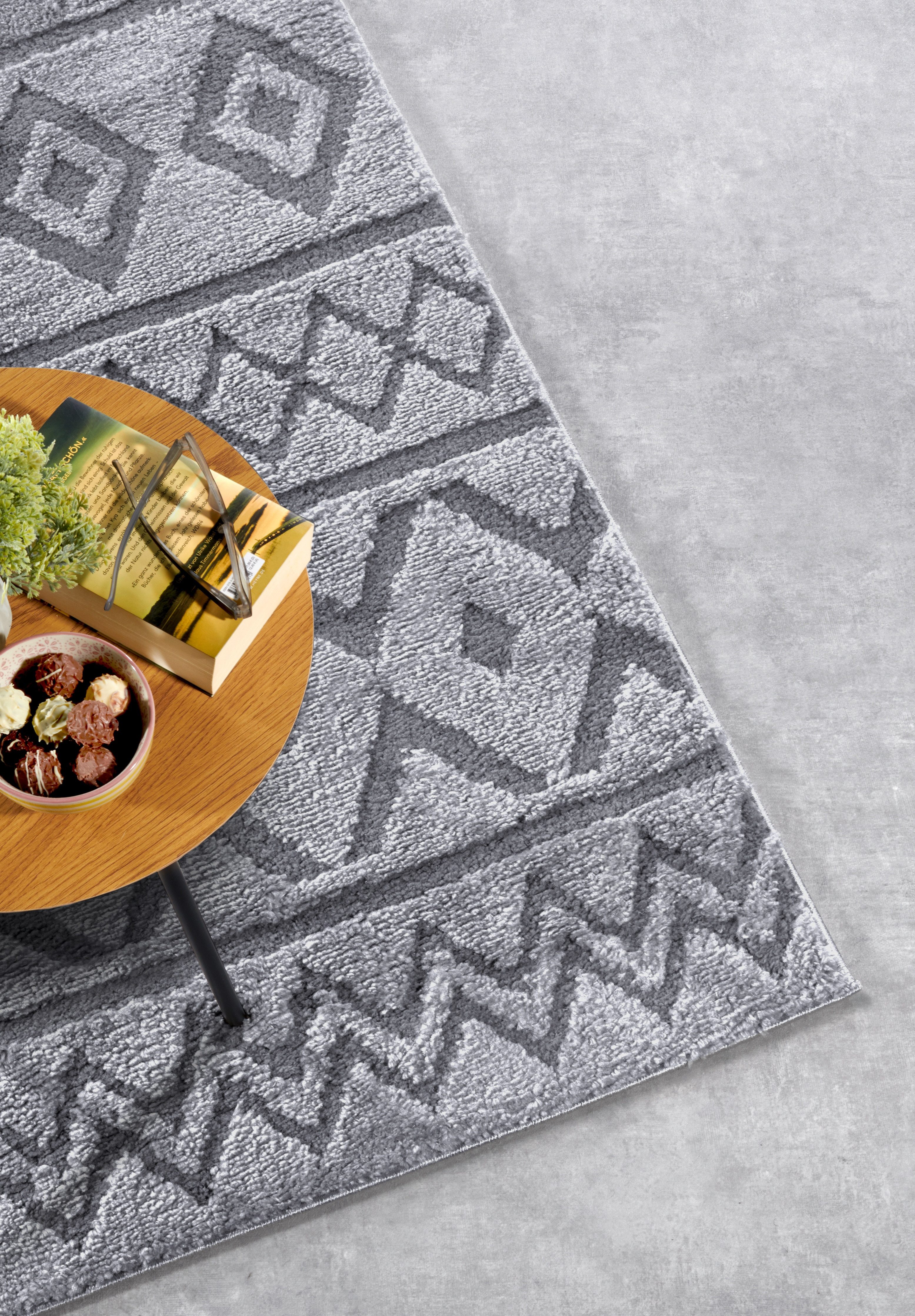 ELLE DECORATION Design-vloerkleed Itinerance Hoogpolig, shaggy, loper, zacht, langpolig, modern, hoog-laag effect